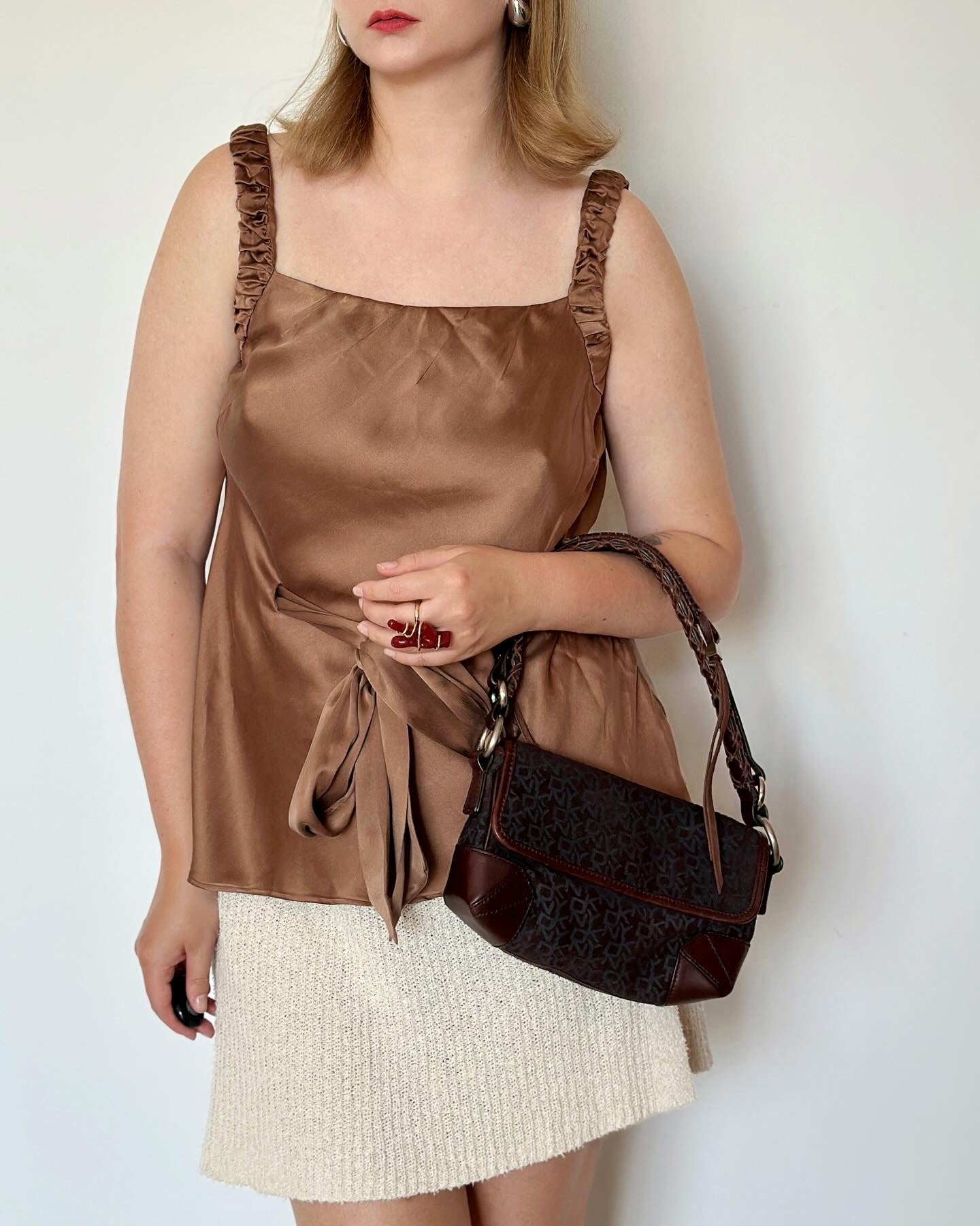 Vintage suede DKNY bag
