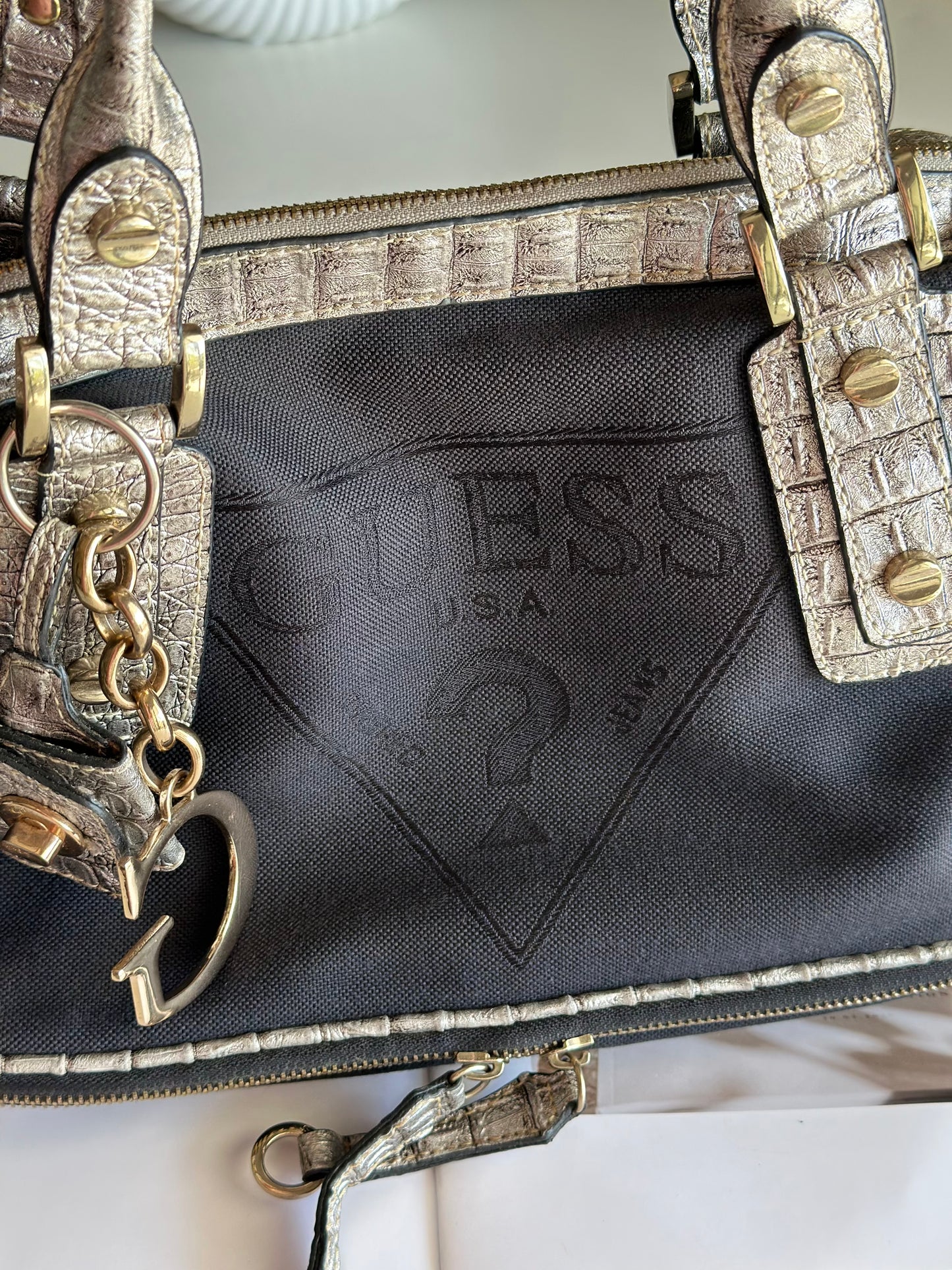 Vintage Guess satchel bag from 2000s