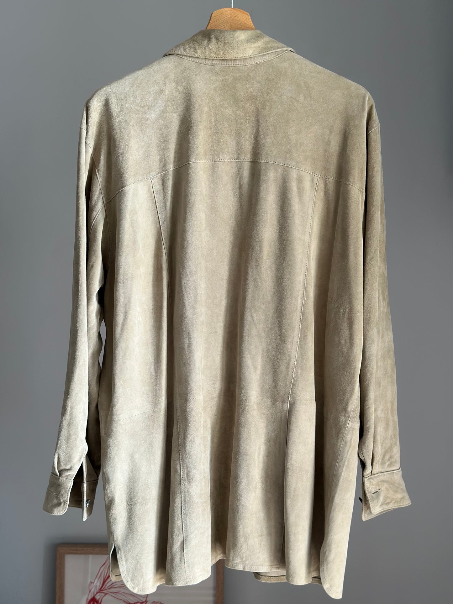 Vintage soft suede shirt by Madeleine