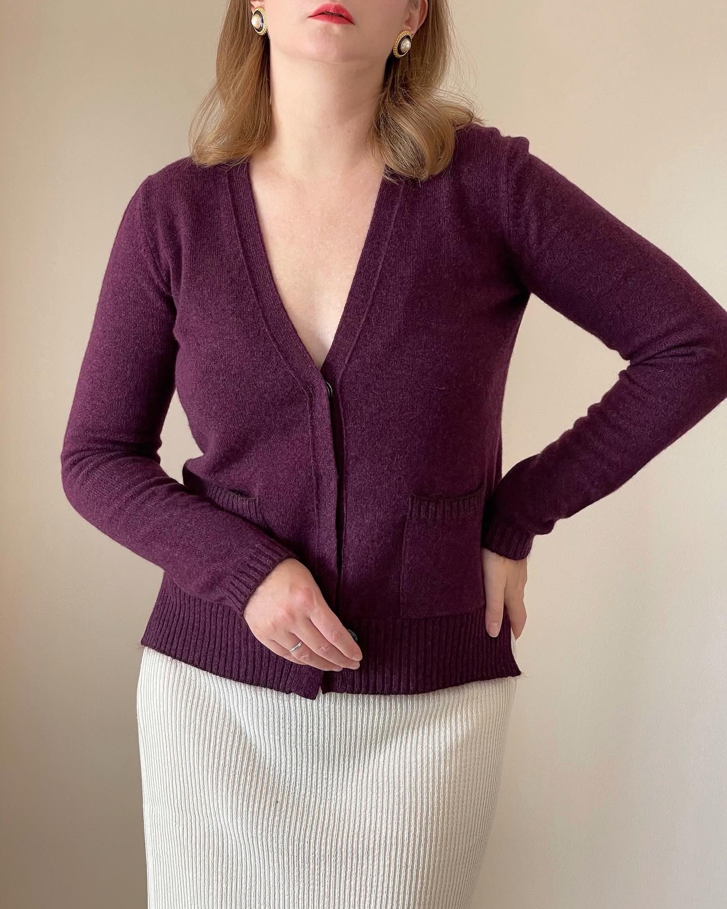 Lovely wool cardigan Hessnatur