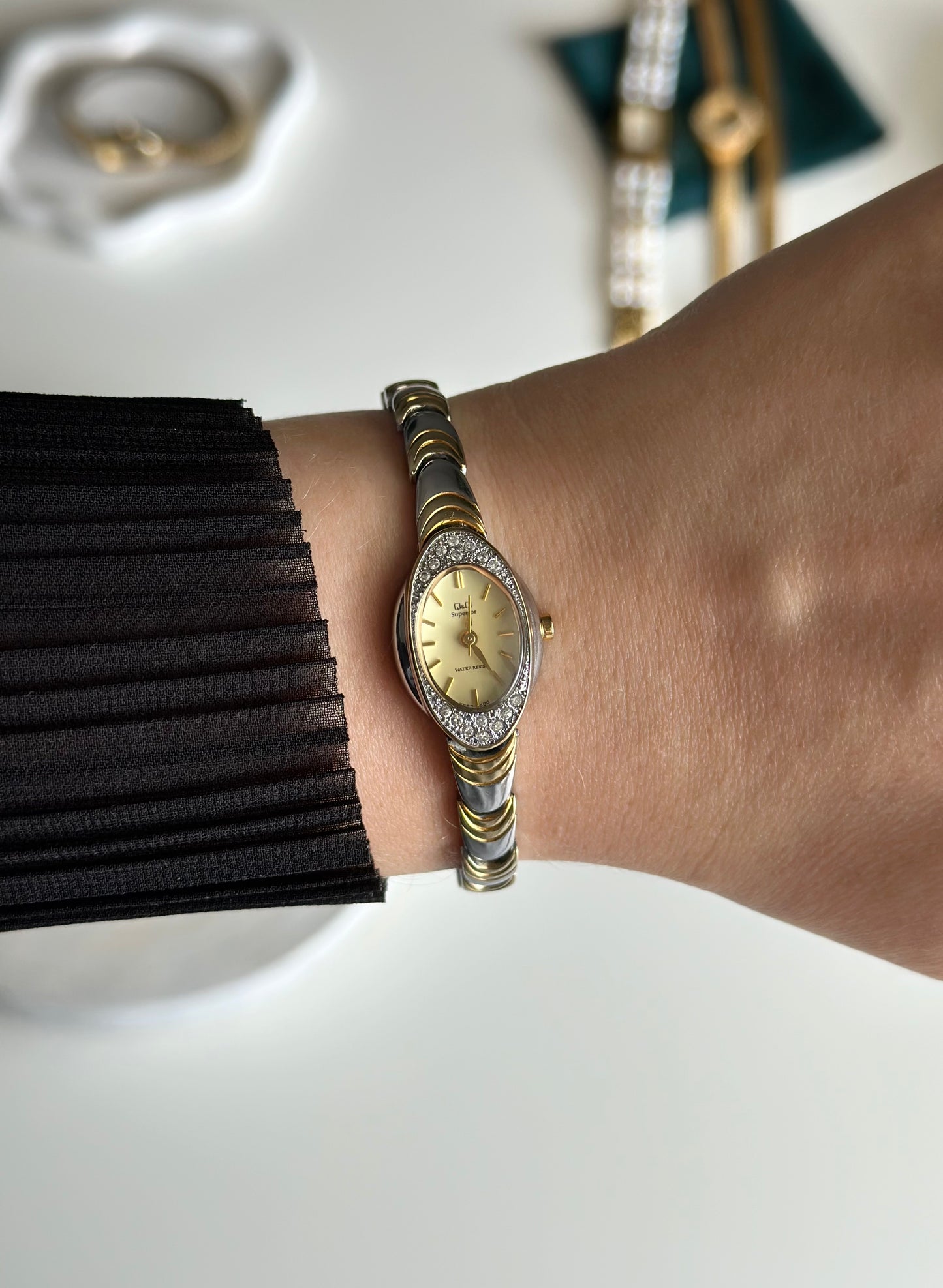 Amazing vintage two-tone watch
