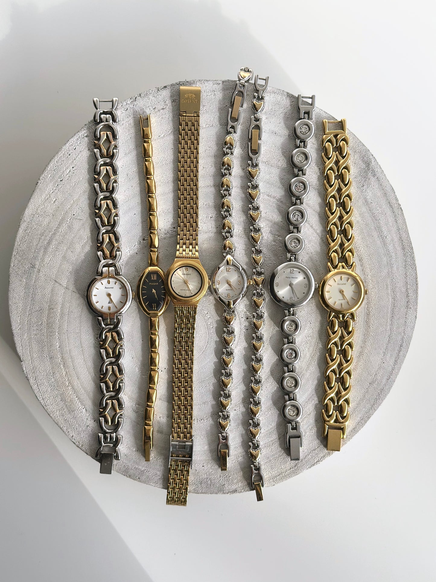 Elegant vintage quartz watch Orient
