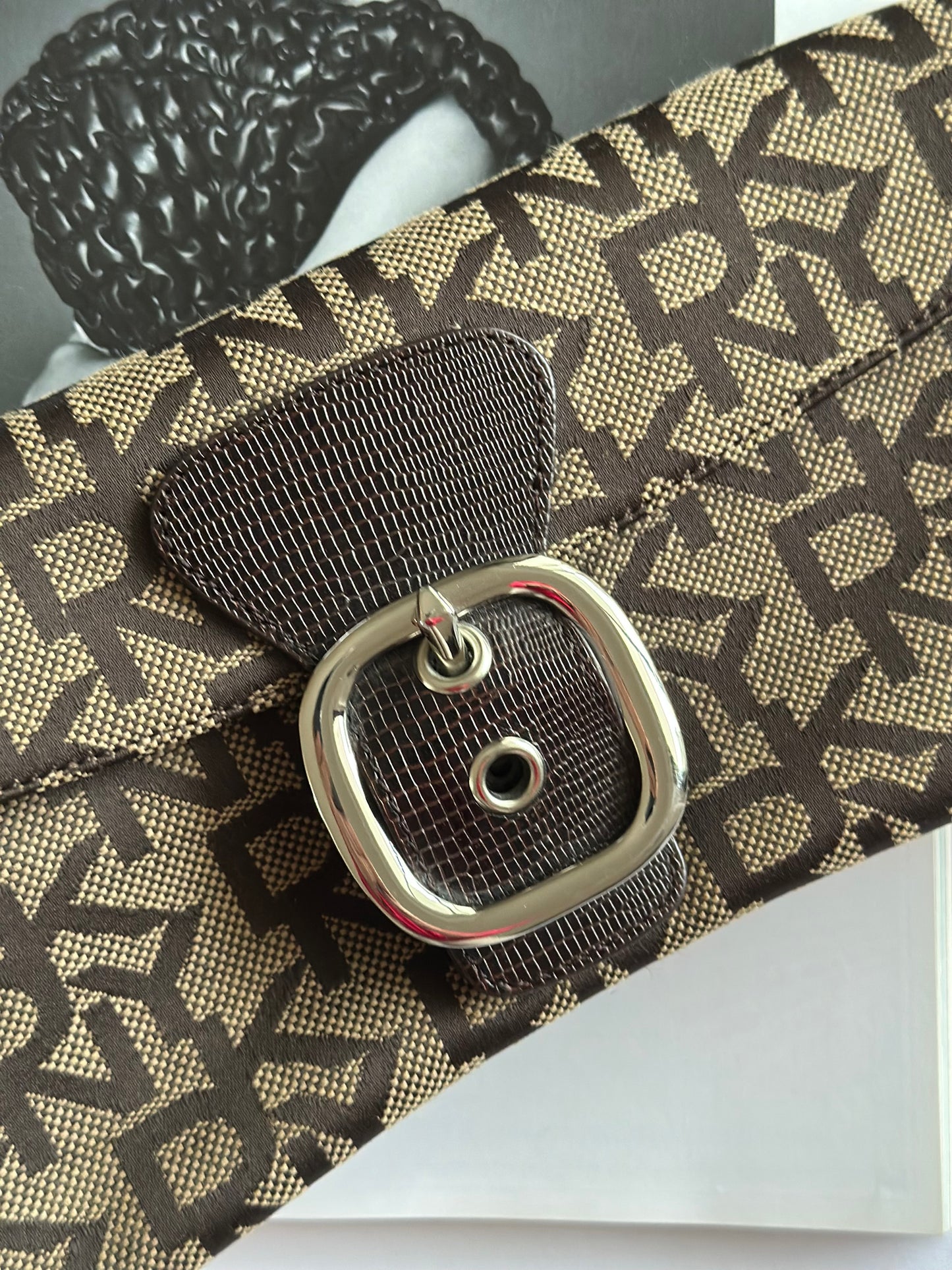 Stylish vintage baguette bag DKNY (late 90s - 2000s era)