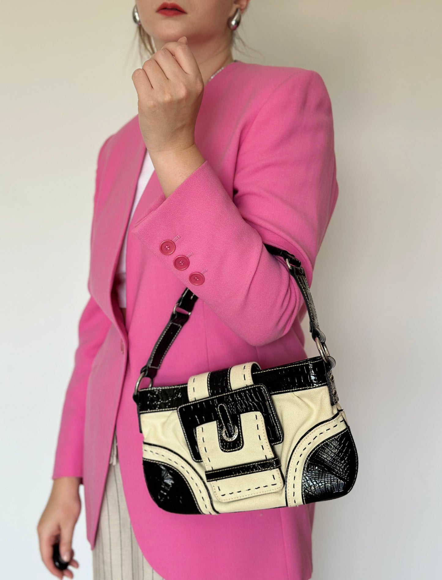Stylish vintage baguette bag