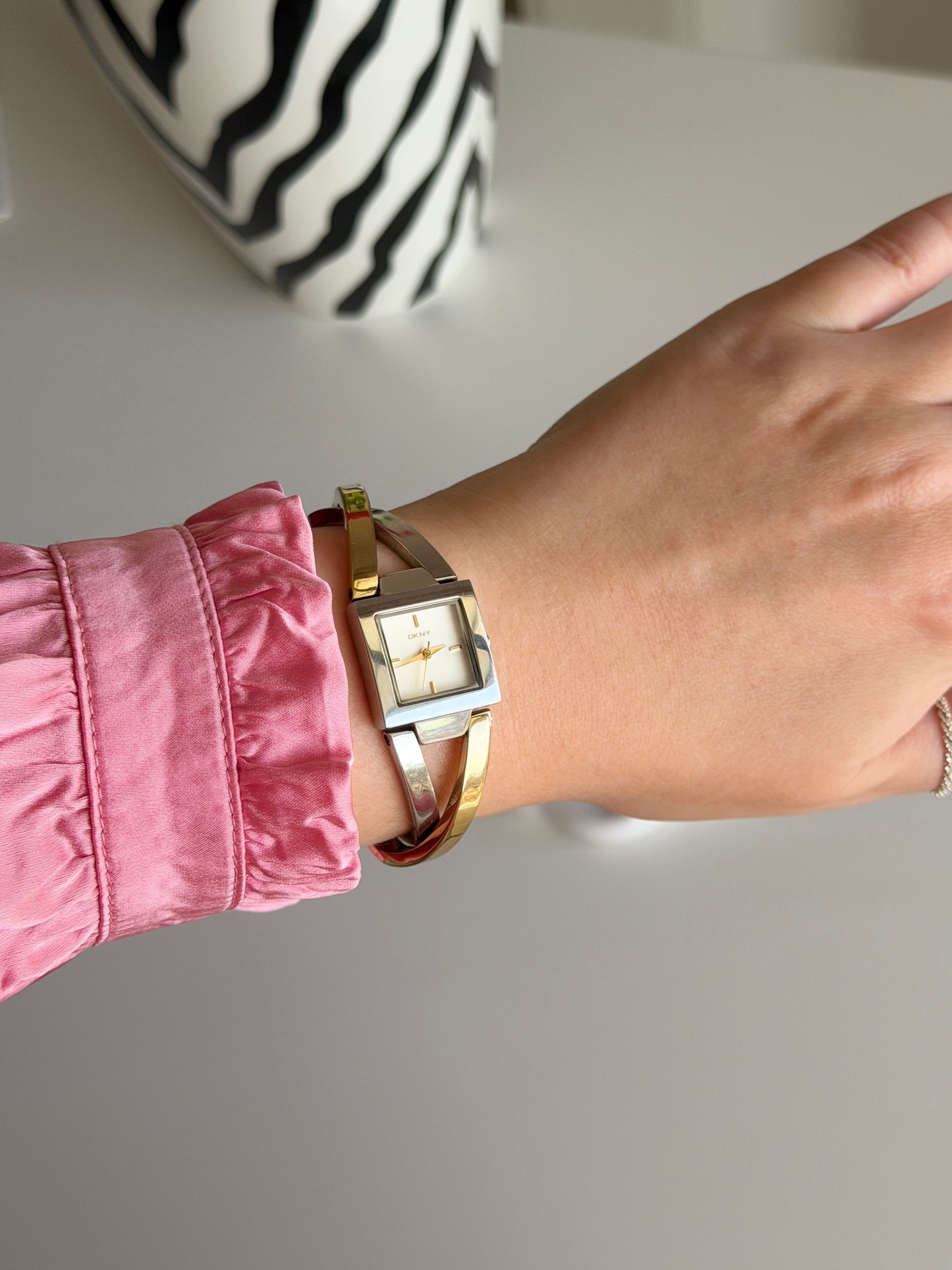 Simply beautiful DKNY watch with a two-tone design