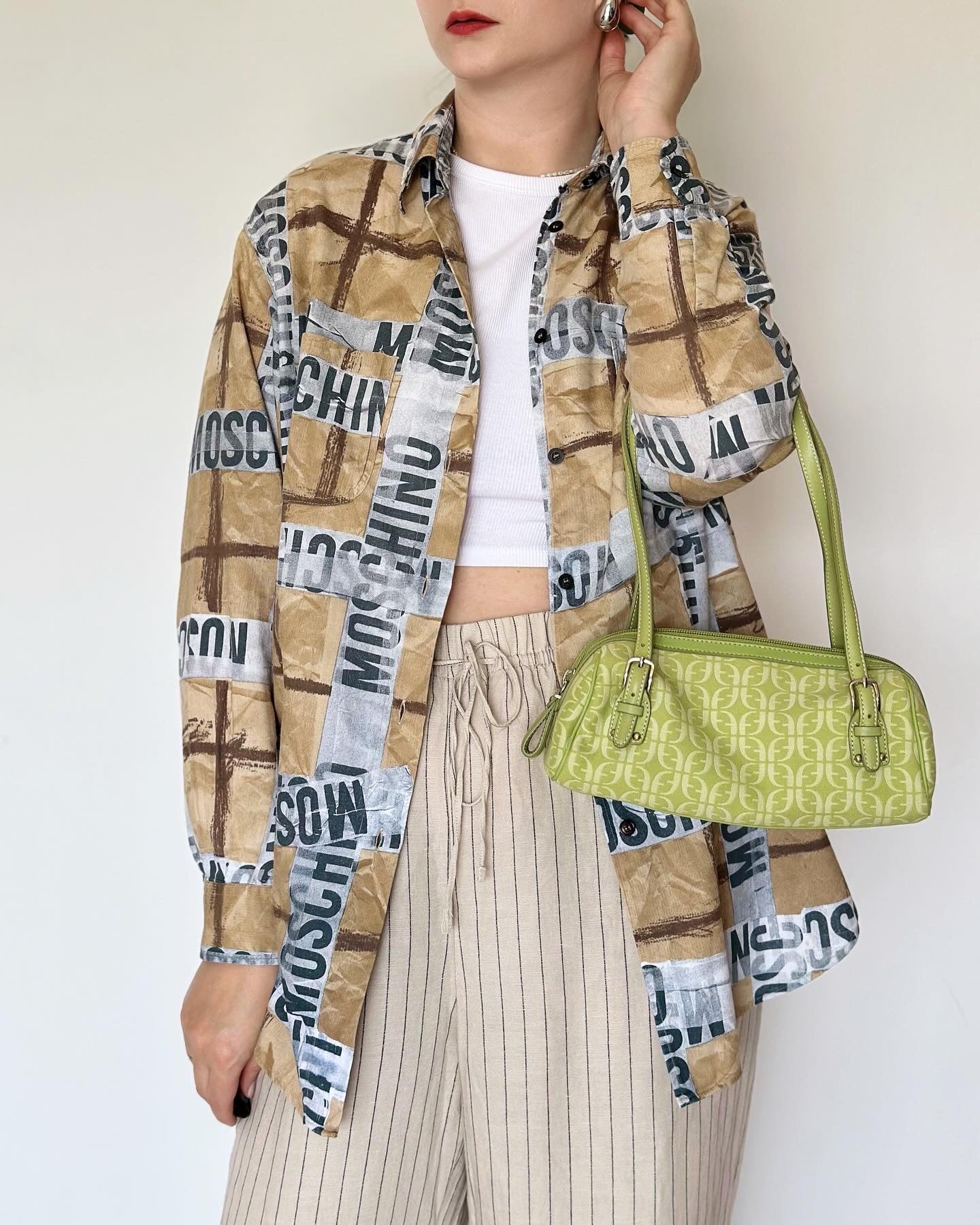 Trendy vintage baguette bag Fossil