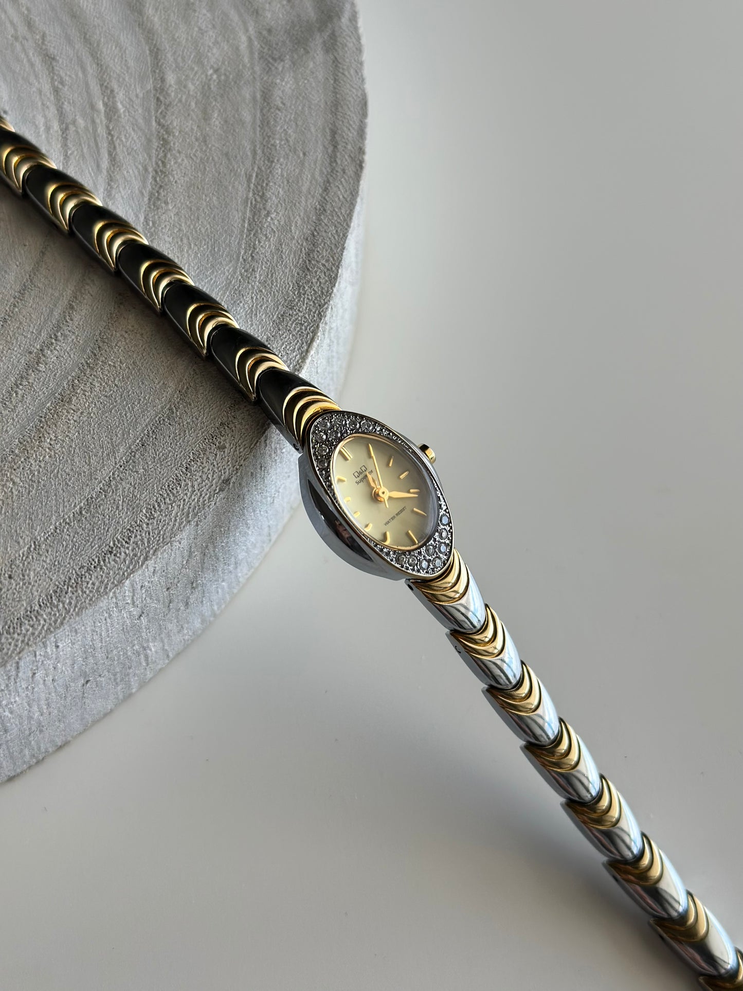 Amazing vintage two-tone watch