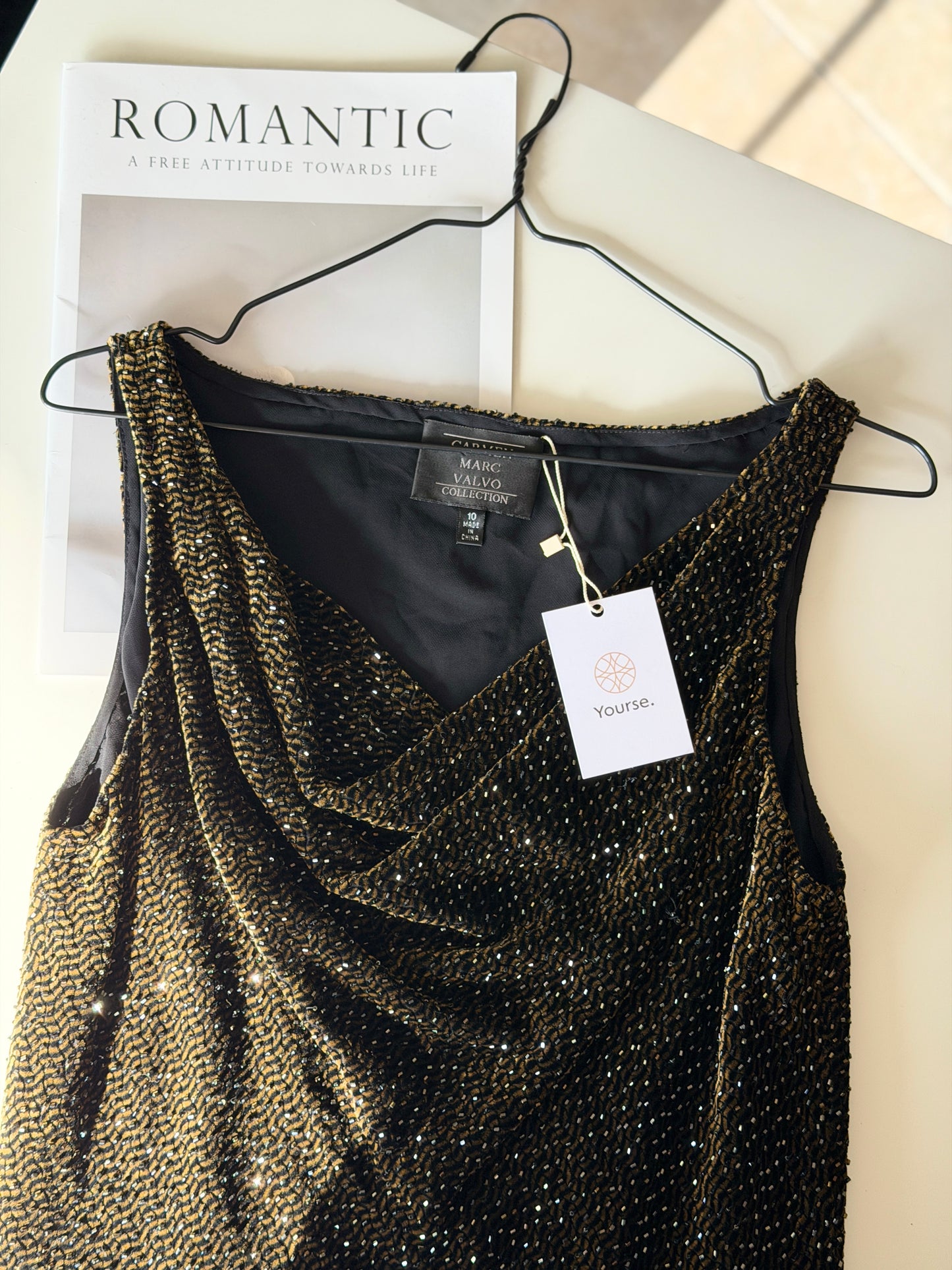 Stunning vintage sequins top