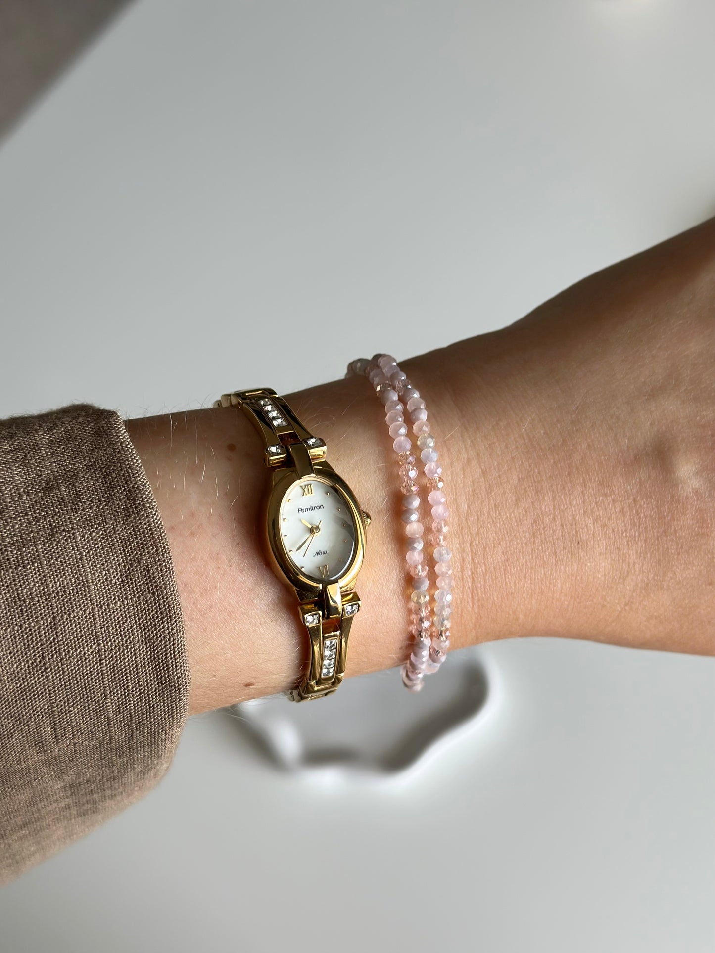 Vintage Armitron Now watch with crystals