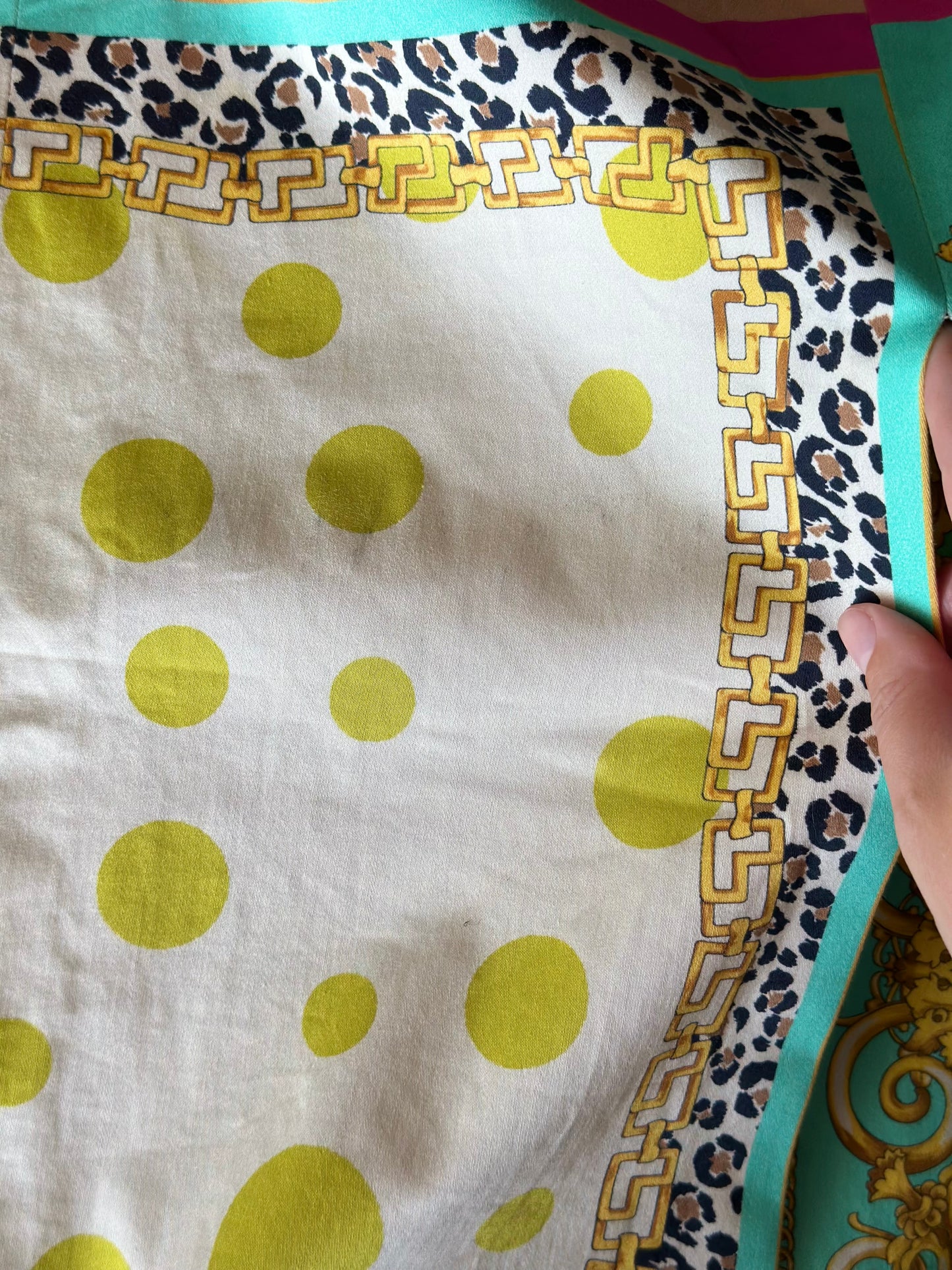 Unique vintage patchwork skirt by Austrian designer