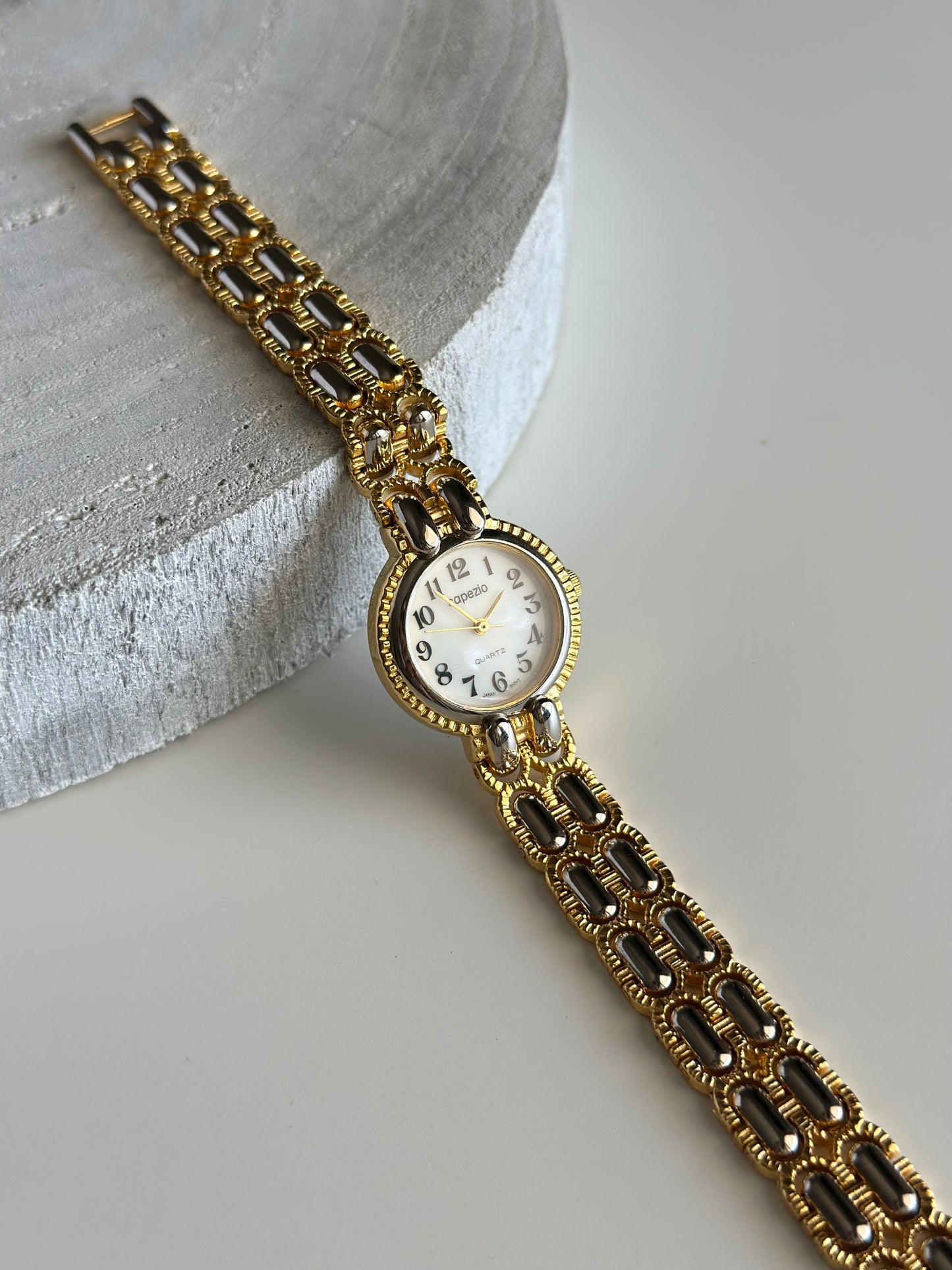 Vintage two-tone watch Capezio