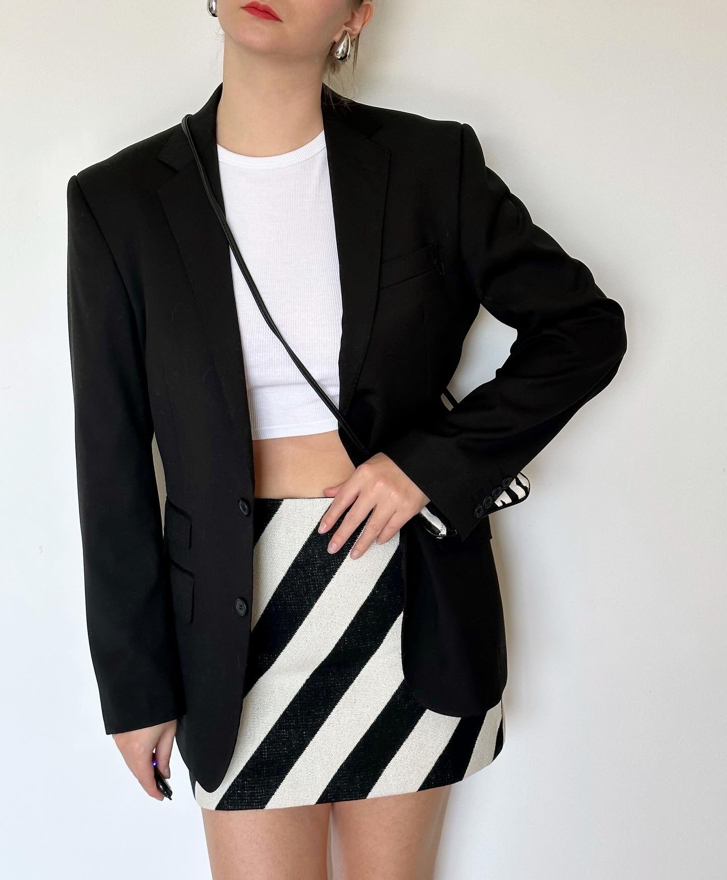 Vintage men's black blazer