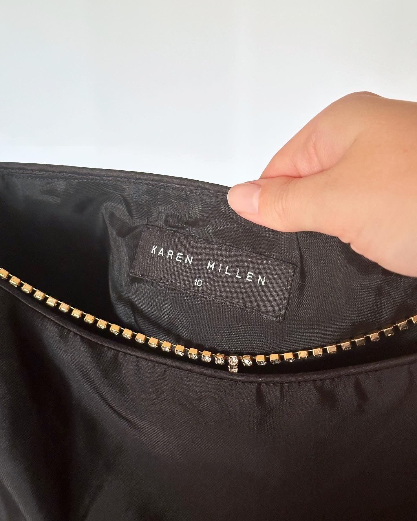 Beautiful vintage satin corset top by Karen Millen