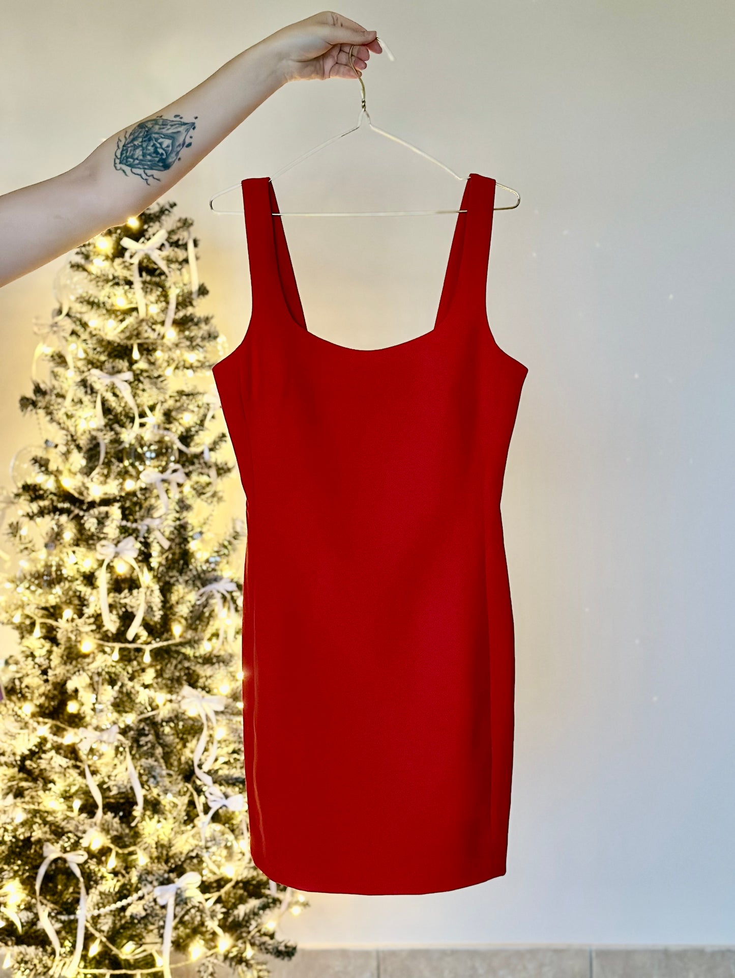 Classic red mini dress by Armani Exchange