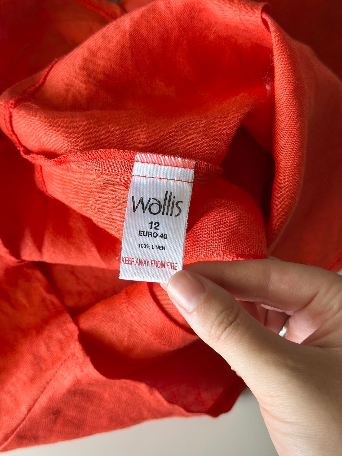 Vintage Y2K linen bright top