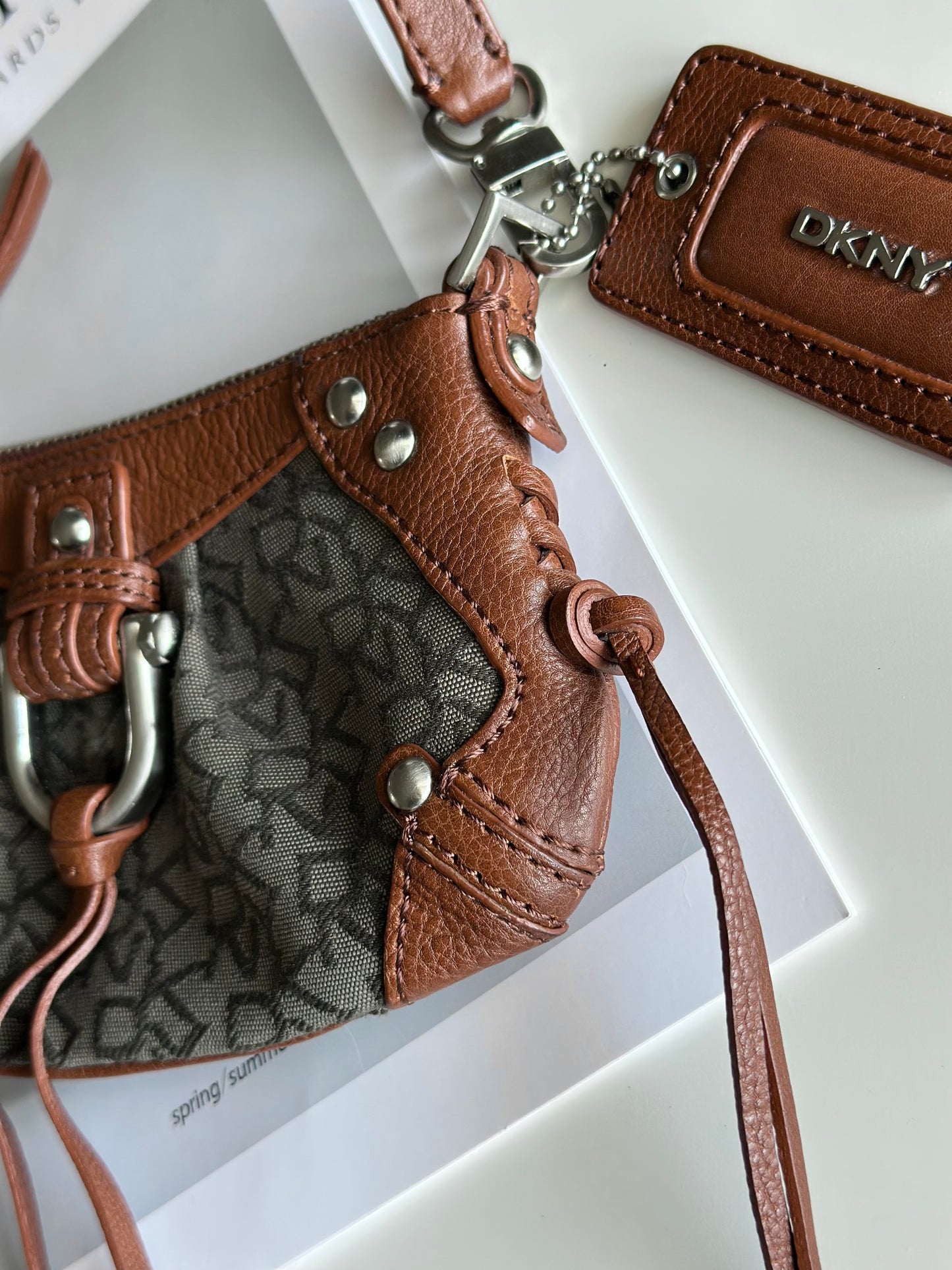 Vintage mini DKNY statement bag