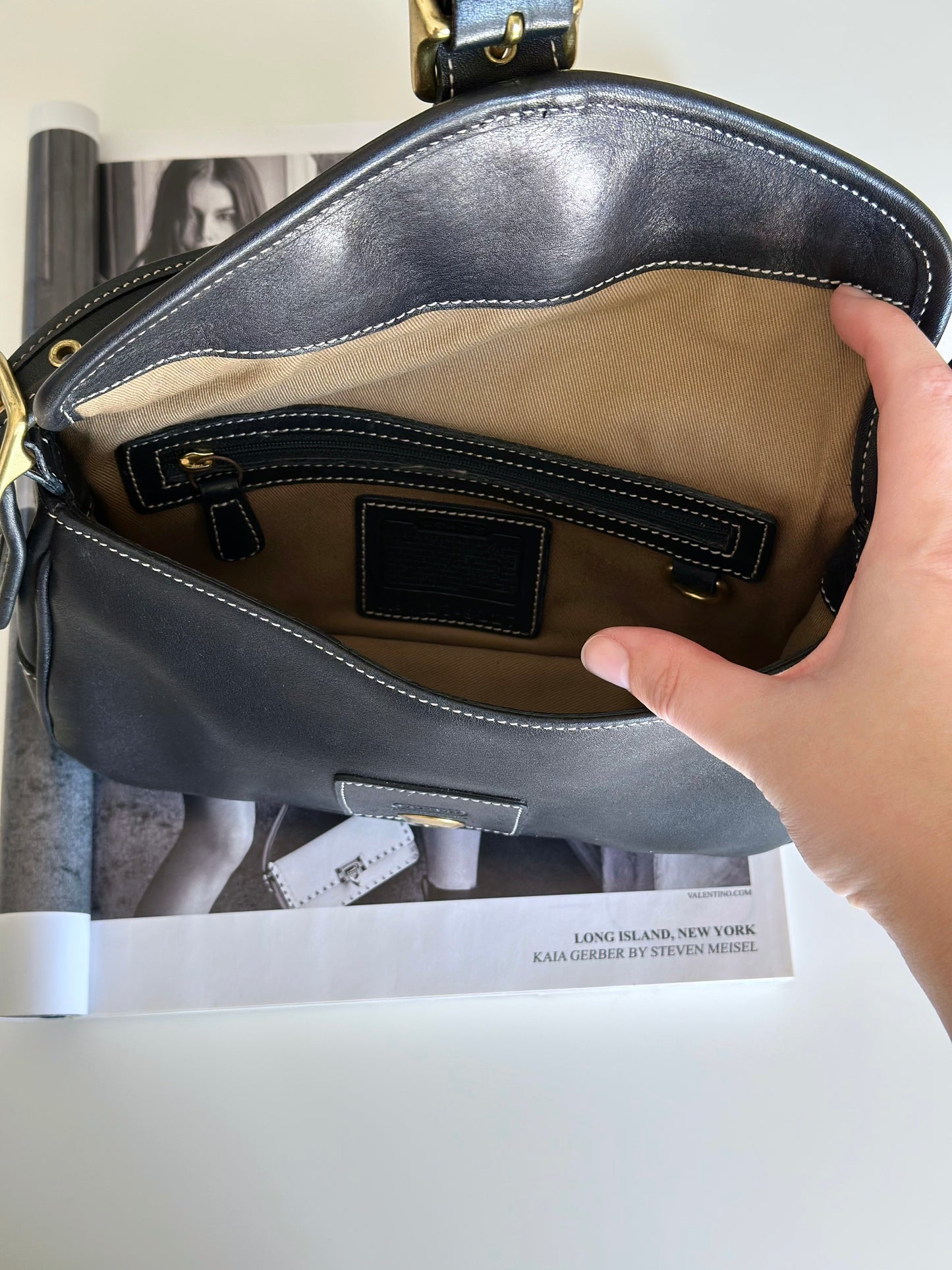 Authentic stylish vintage Coach bag from 2000s