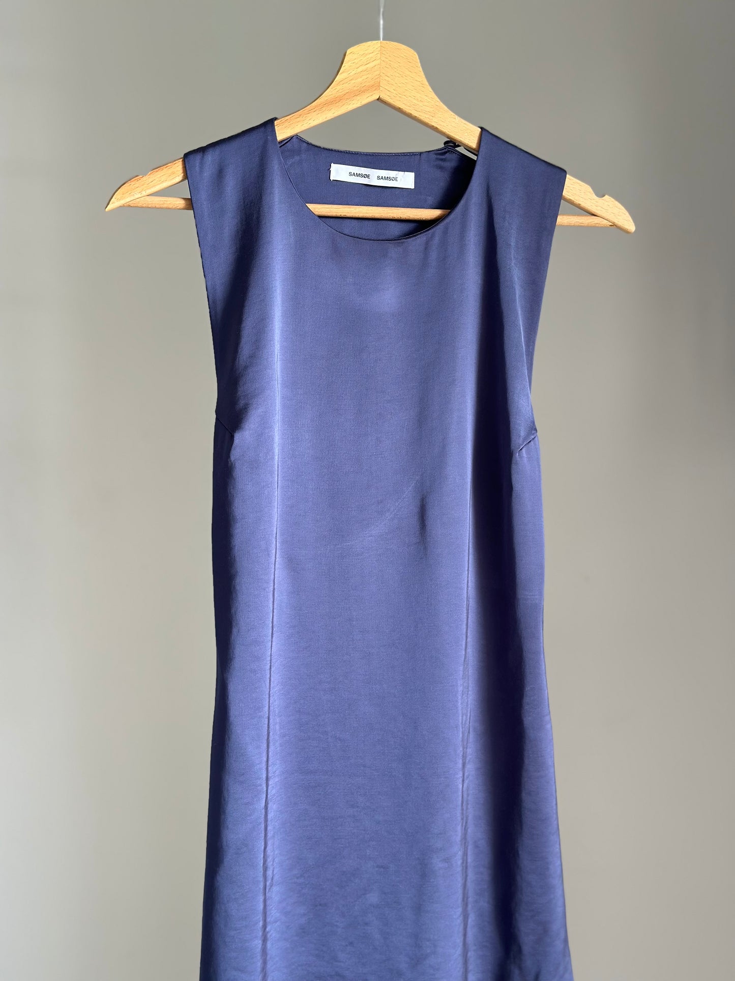 Stunning satin column dress by Samsoe Samsoe