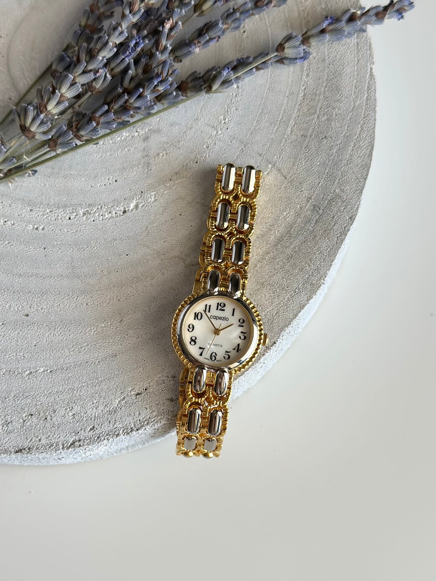 Vintage two-tone watch Capezio
