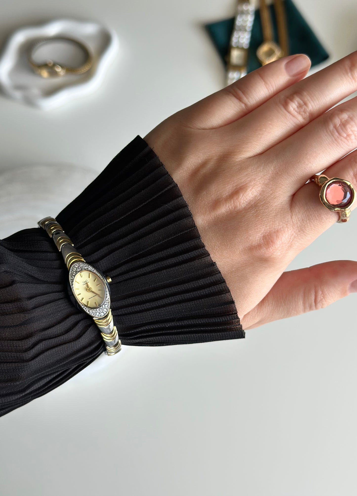 Amazing vintage two-tone watch
