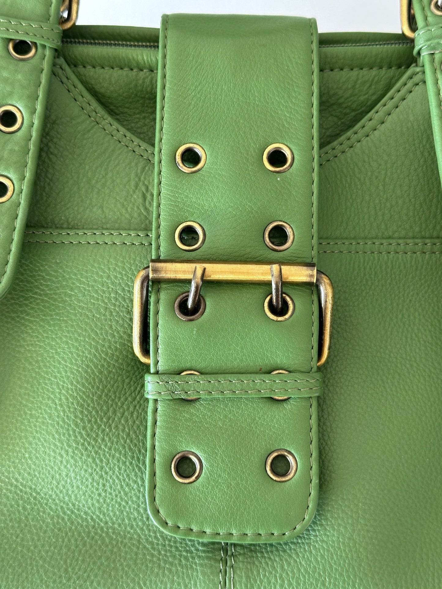 Vintage real leather bag 💔