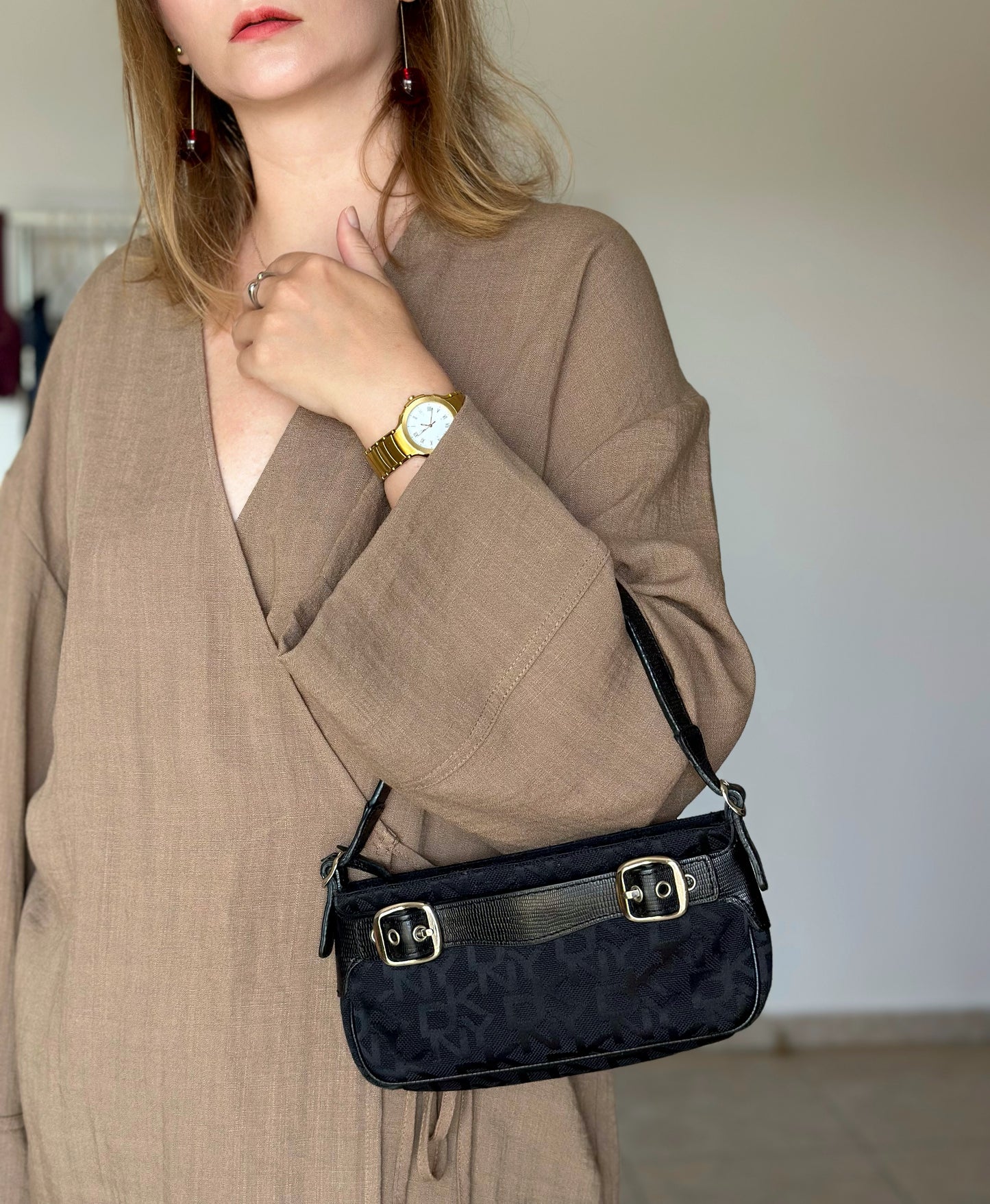 Vintage mini monogram bag DKNY