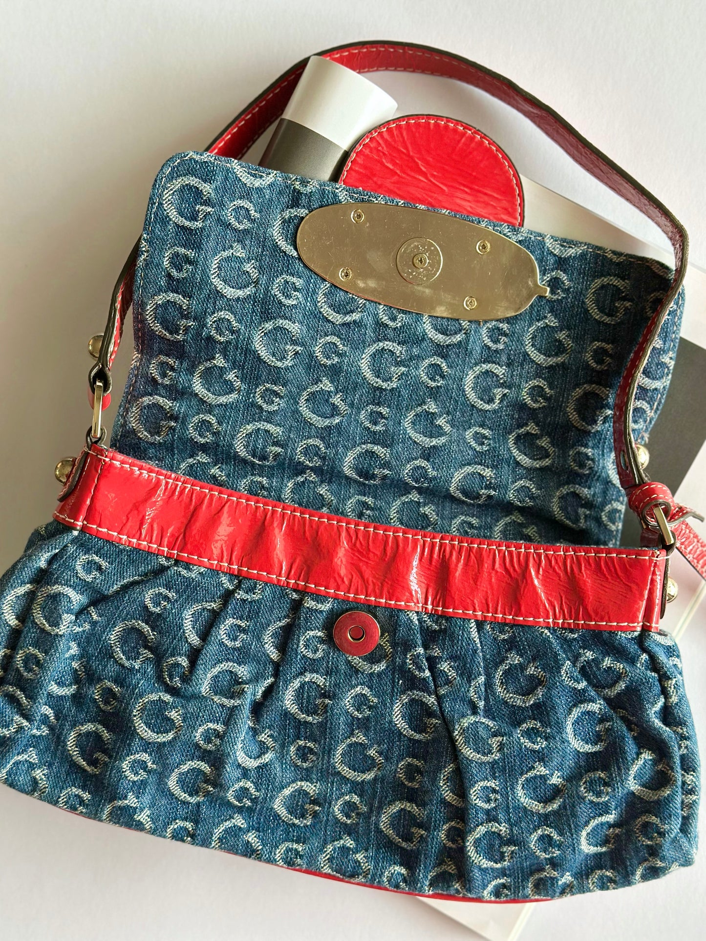 Amazing authentic vintage denim bag Guess (early 2000s)