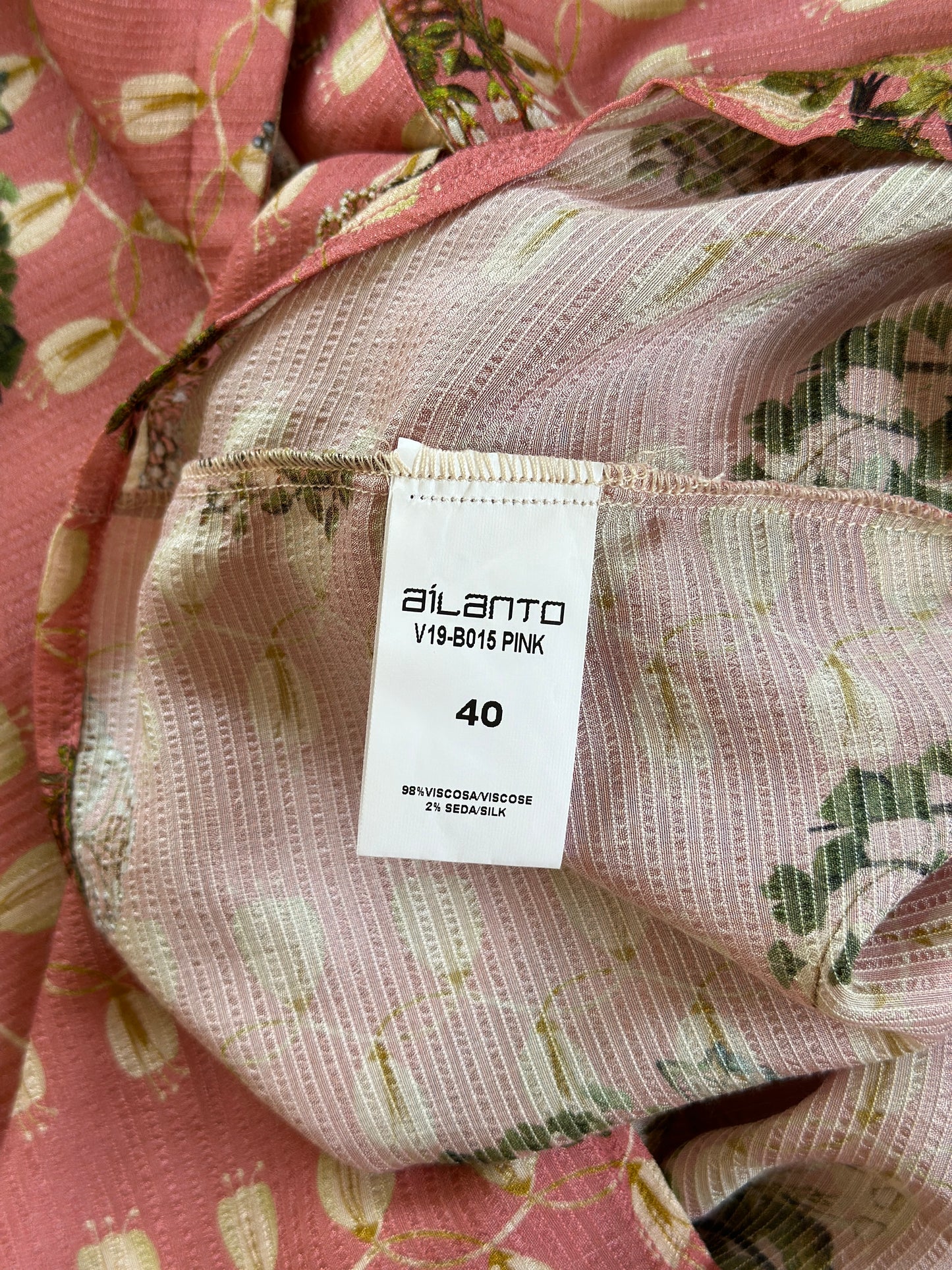 Beautiful viscose pink blouse