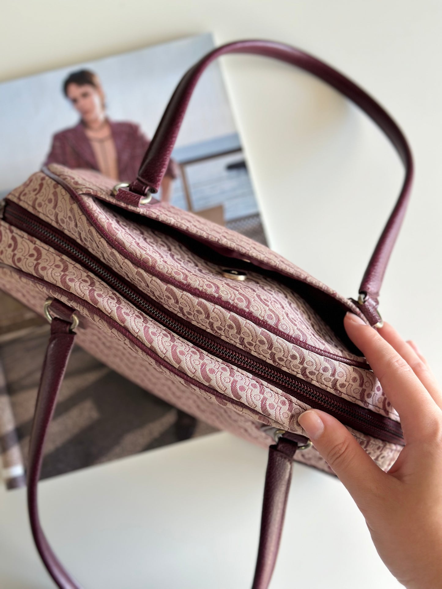 Super rare vintage handbag Michel Klein (French brand)