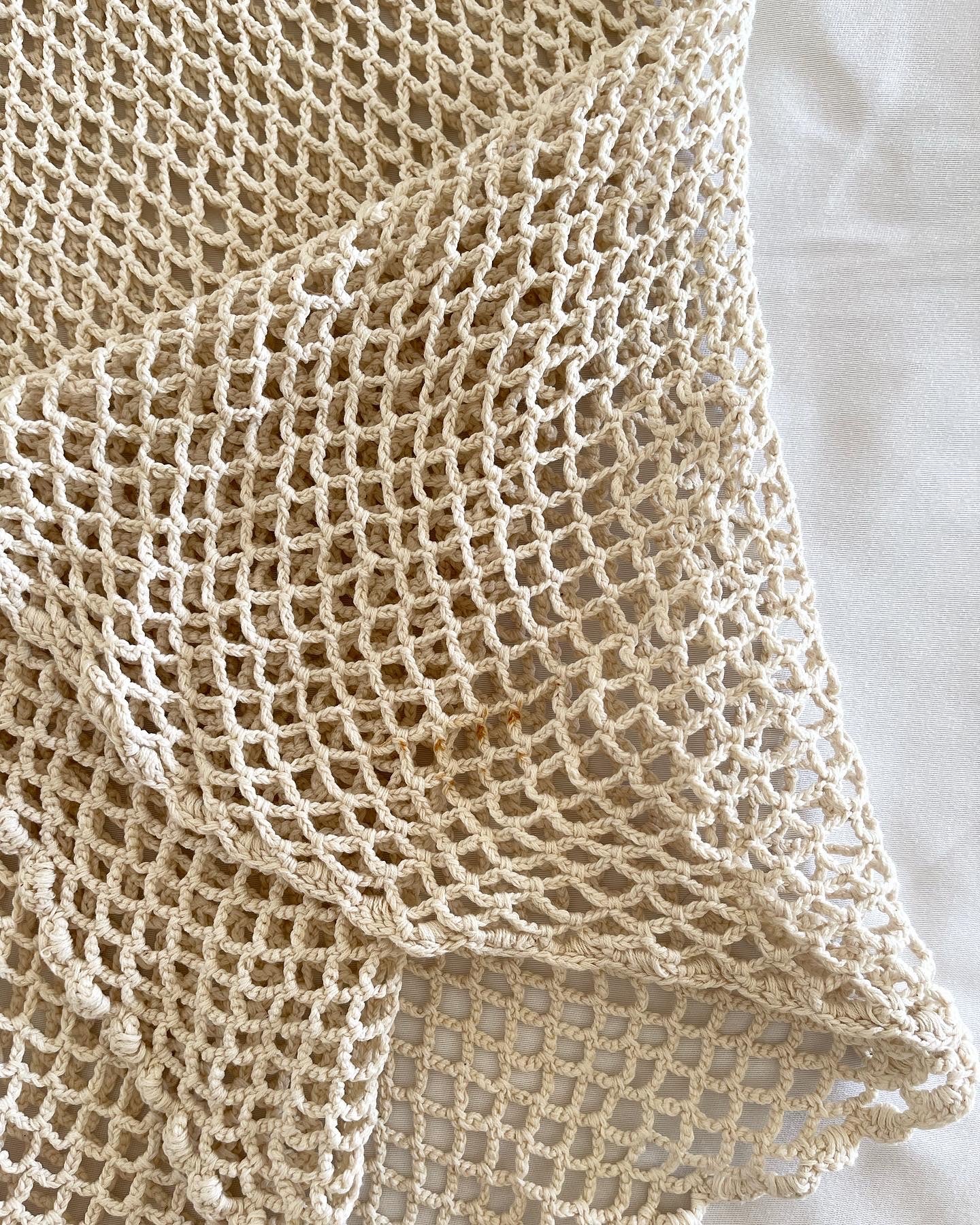 Lovely vintage handmade crochet sundress