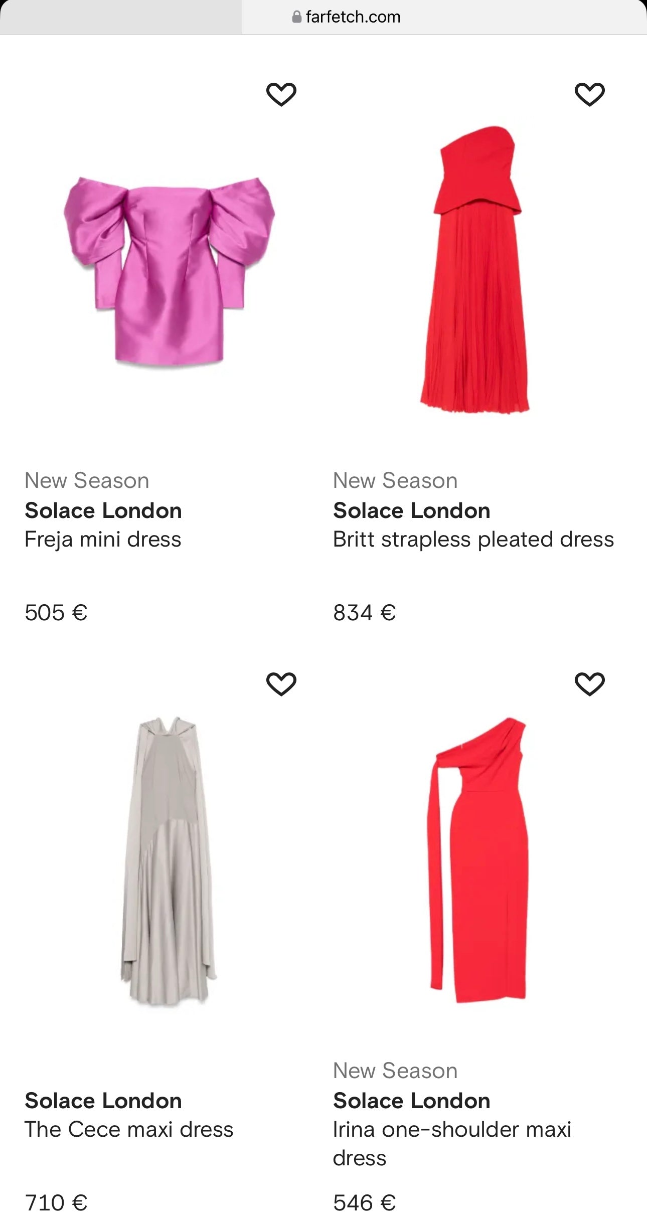 Amazing satin mini dress by Solace London