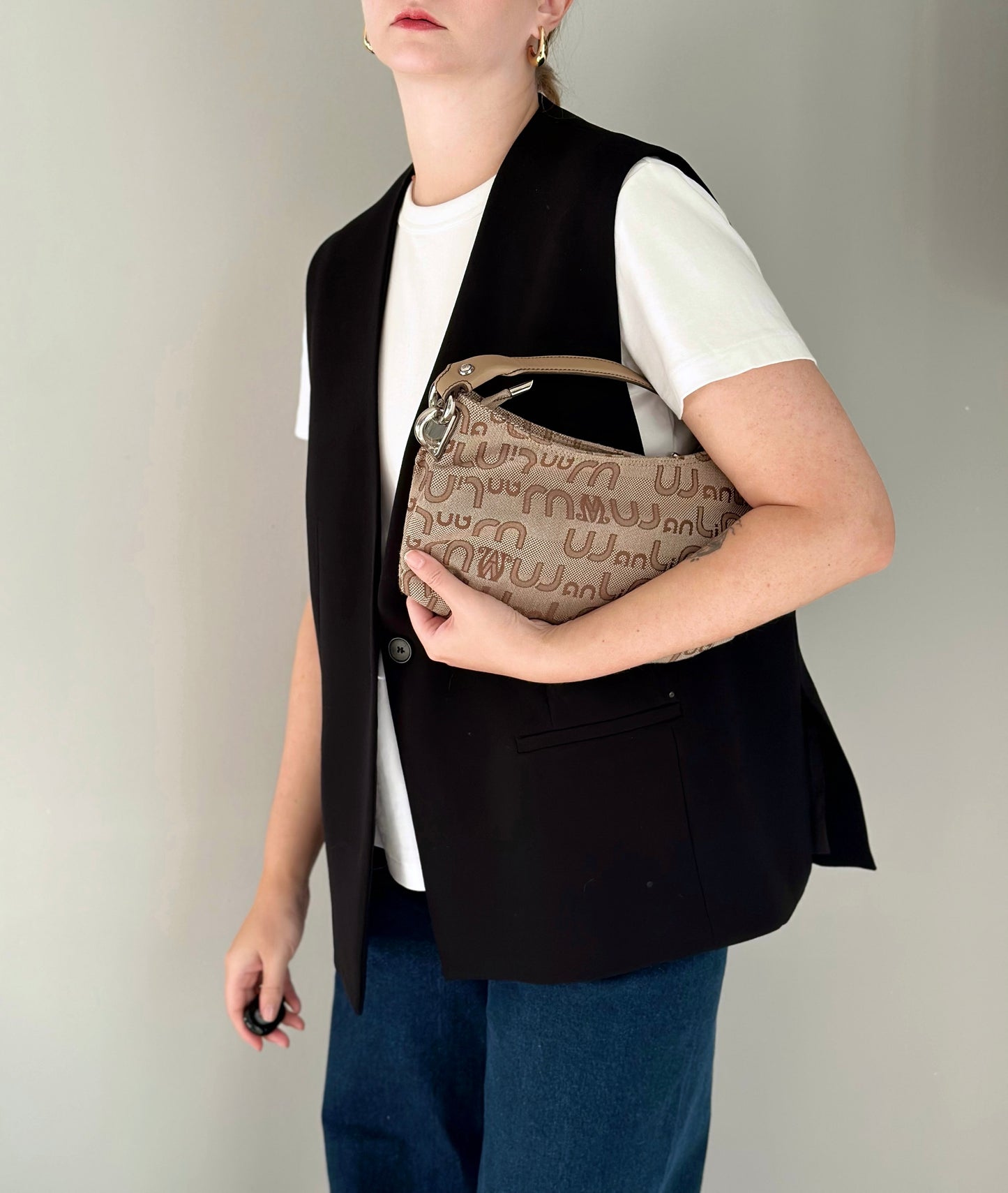 Trendy vintage monogram bag Wanlima