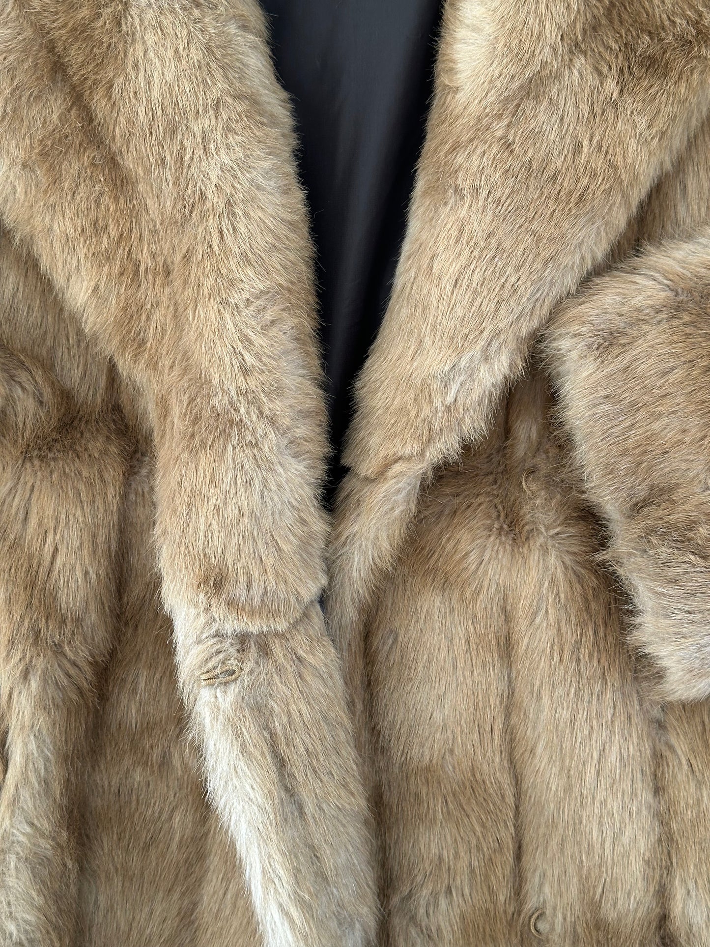 Charming vintage faux fur coat