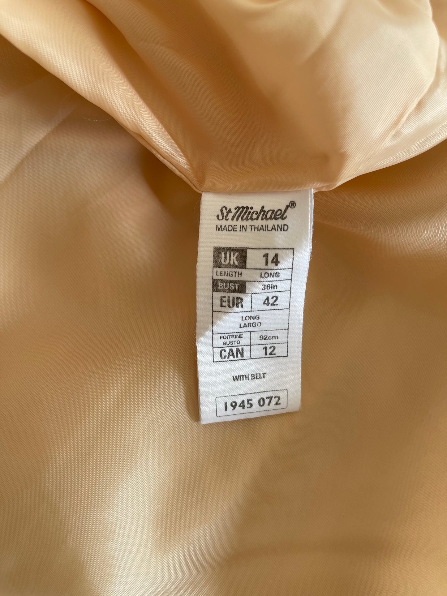 Gorgeous vintage trench coat St.Michael