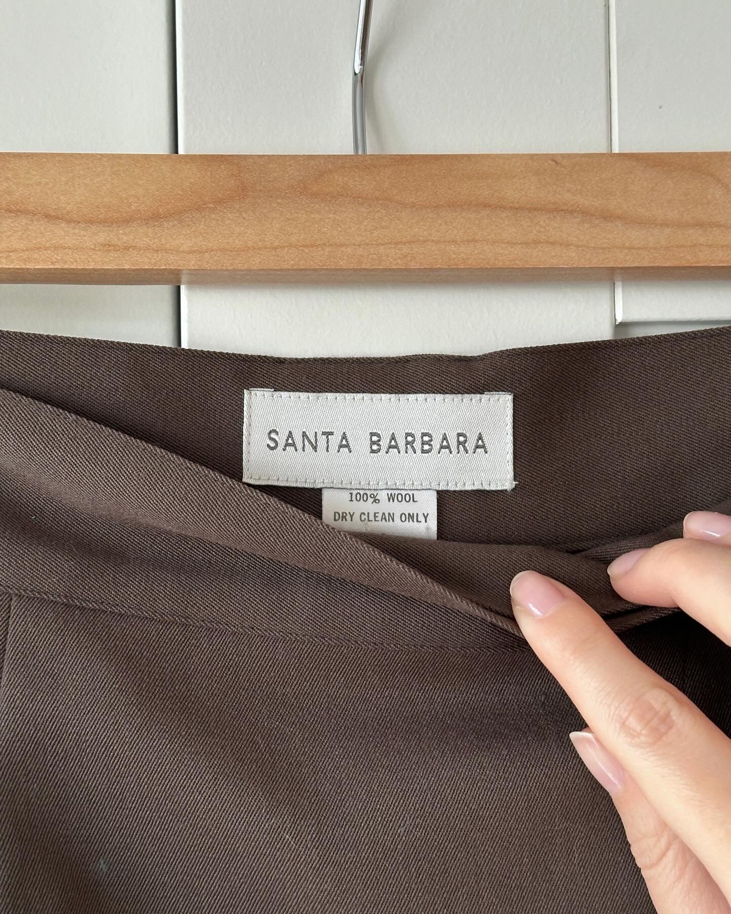 Amazing vintage wrap wool skirt from Santa Barbara brand