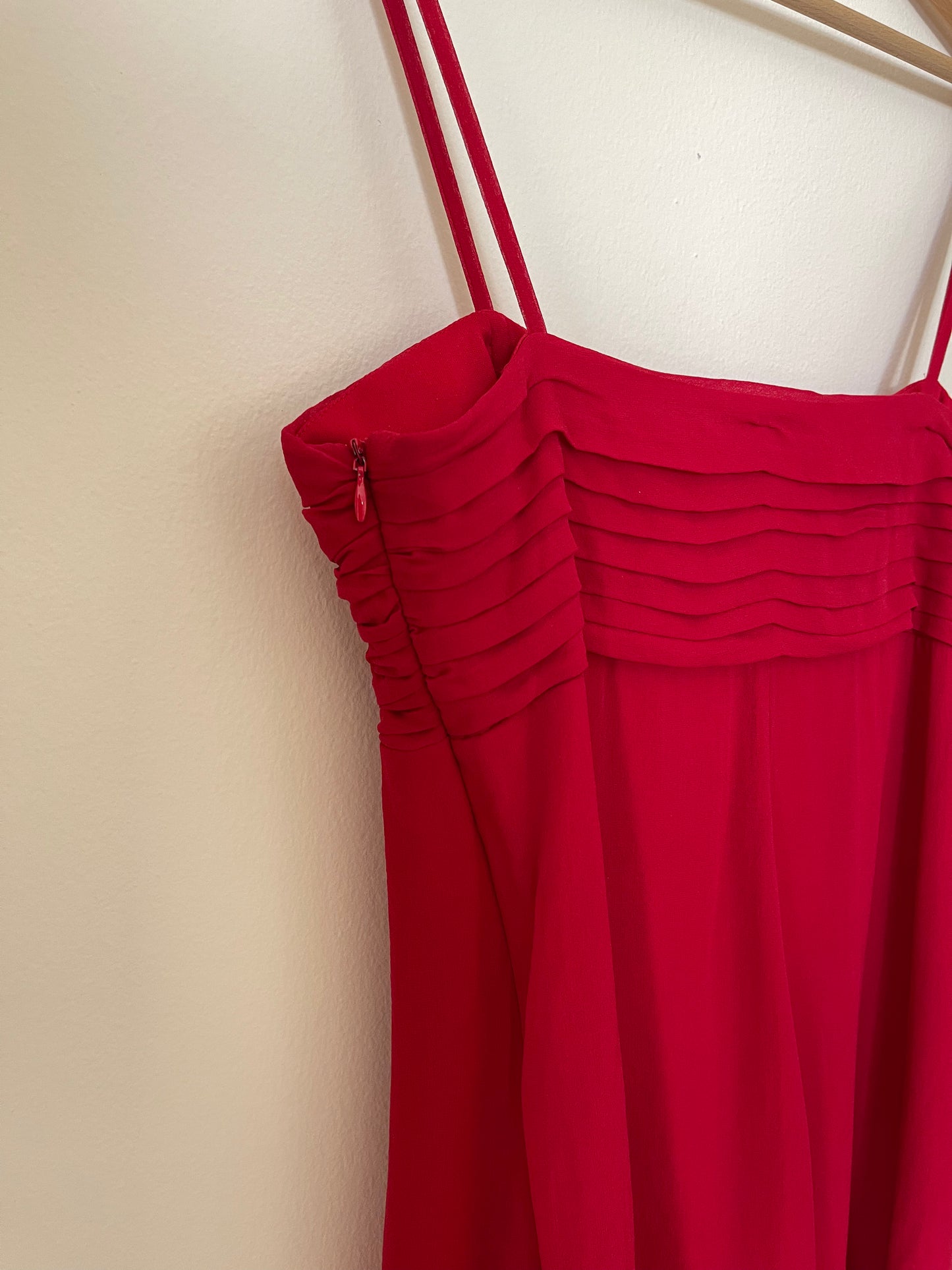 Vintage cocktail silk dress by French brand 1.2.3 Paris