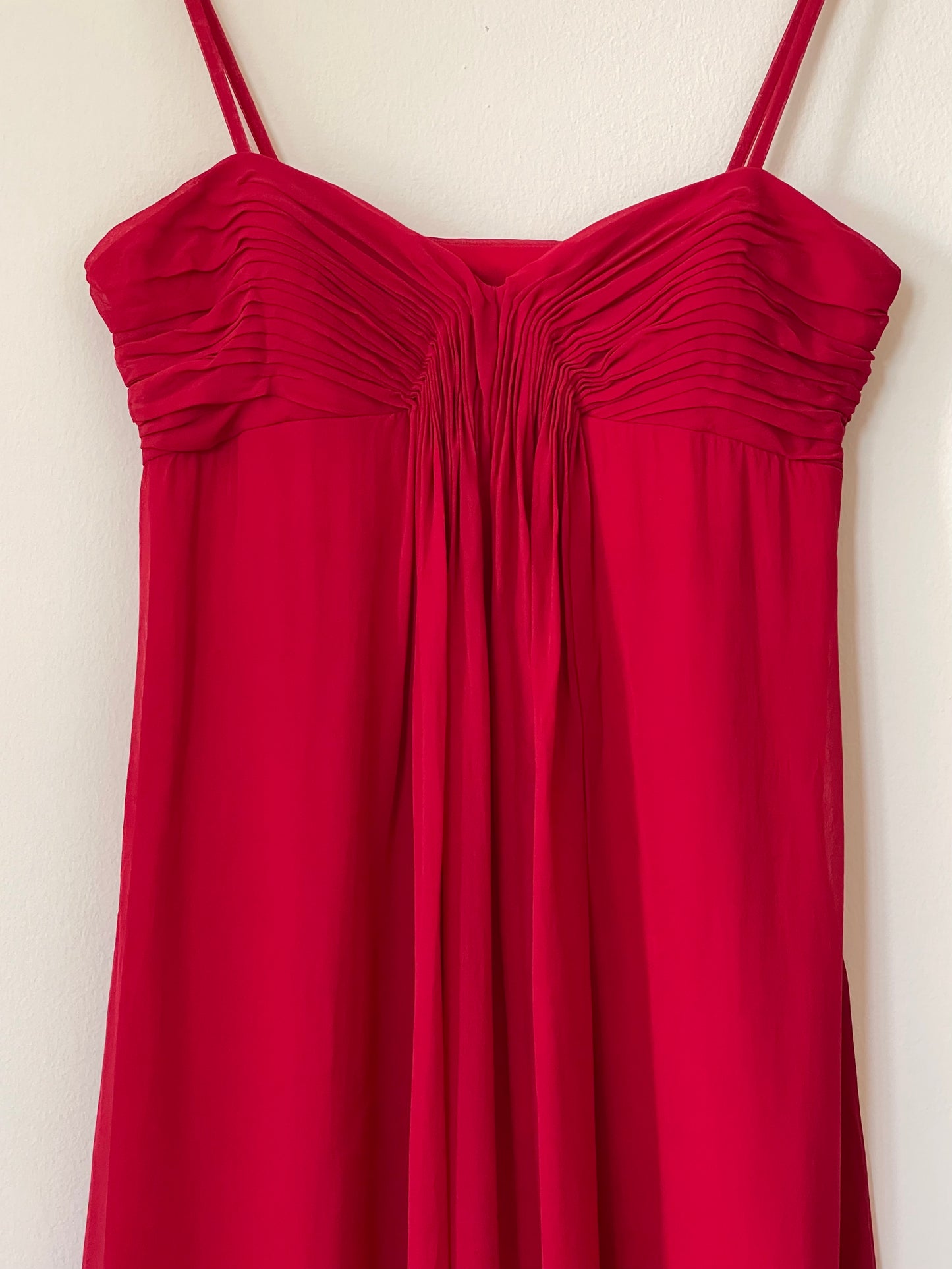 Vintage cocktail silk dress by French brand 1.2.3 Paris