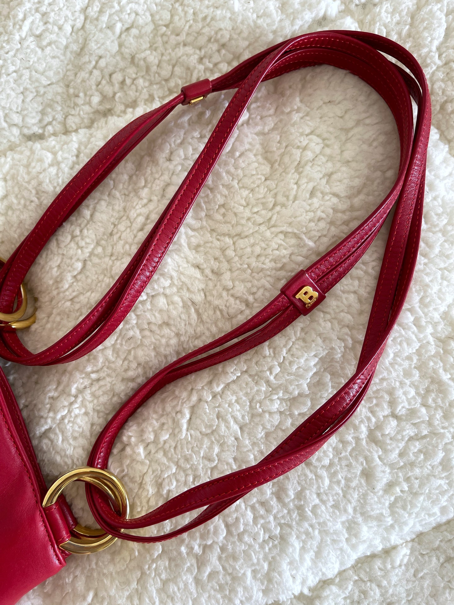Amazing authentic vintage leather bag Bally
