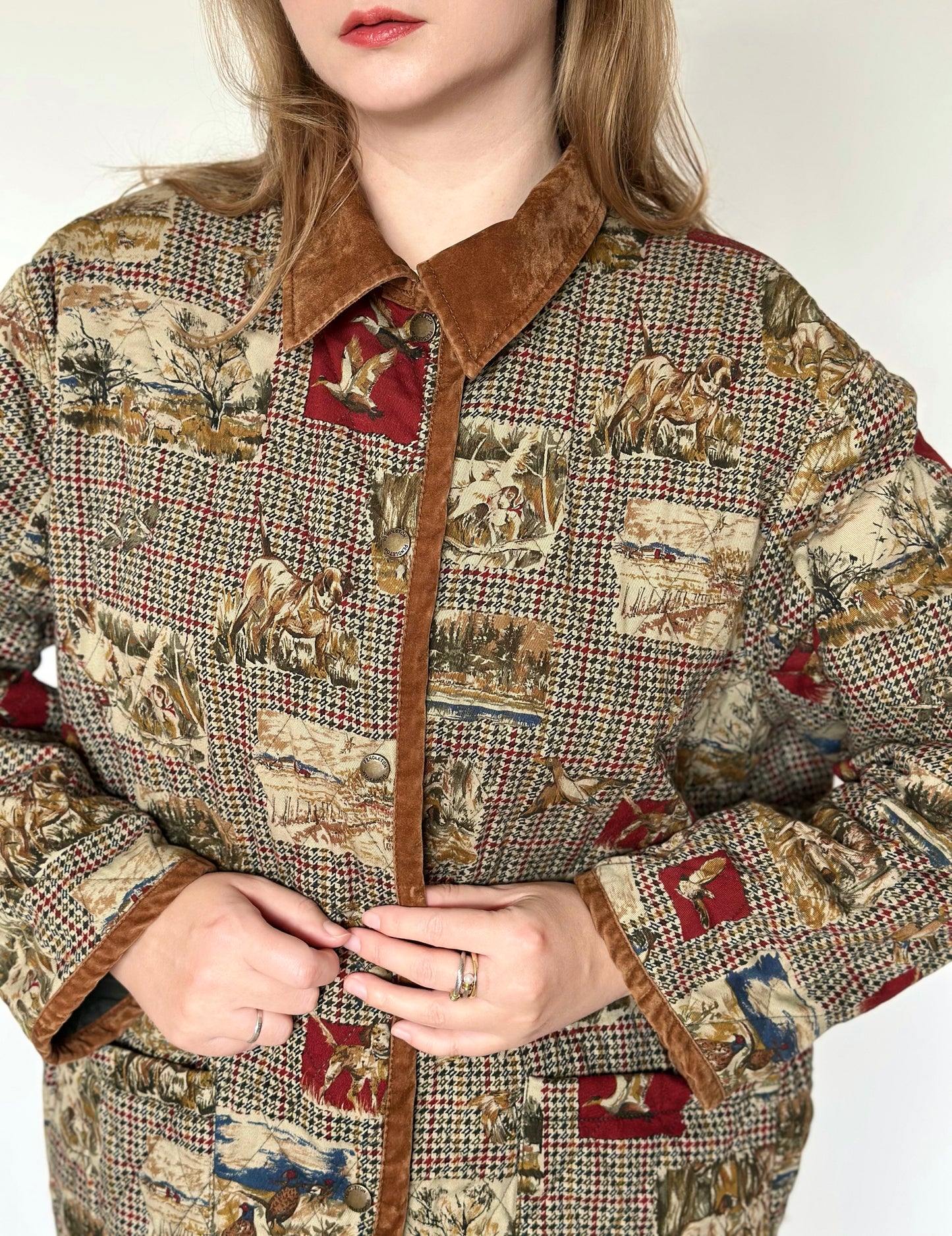 Vintage reversible quilted jacket Pendleton (1990s)