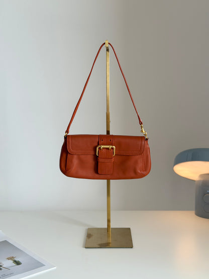 Authentic vintage Furla baguette bag