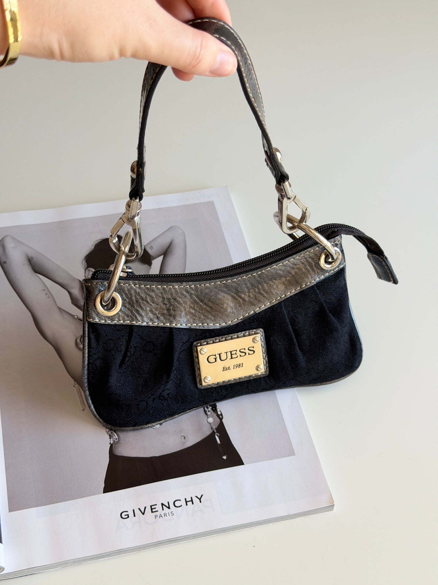 Vintage Guess mini black bag