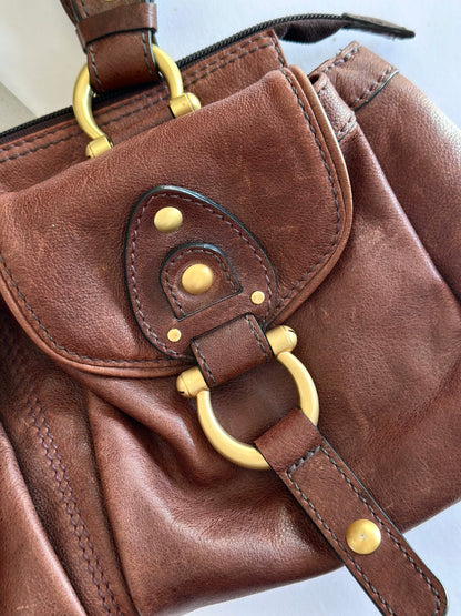 Incredible vintage leather bag by Coccinelle