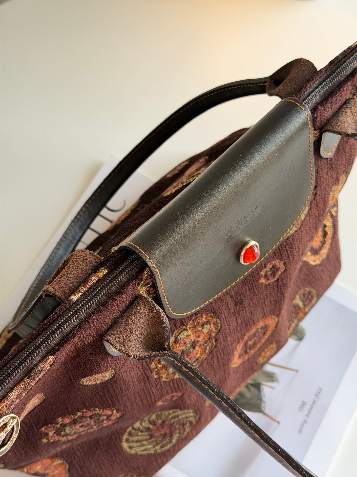 Charming authentic vintage Longchamp bag from the limited edition (2005)