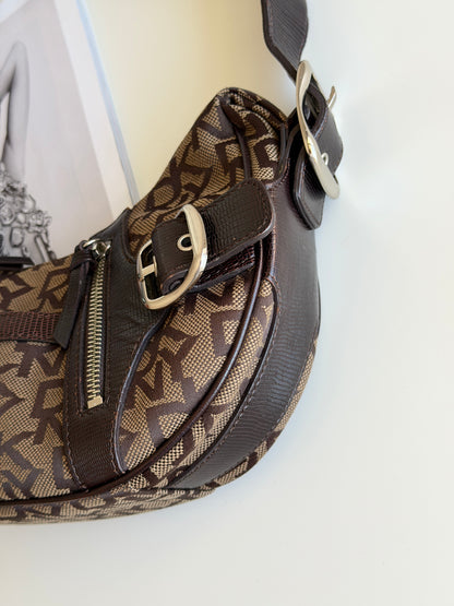 Vintage DKNY brown shoulder bag