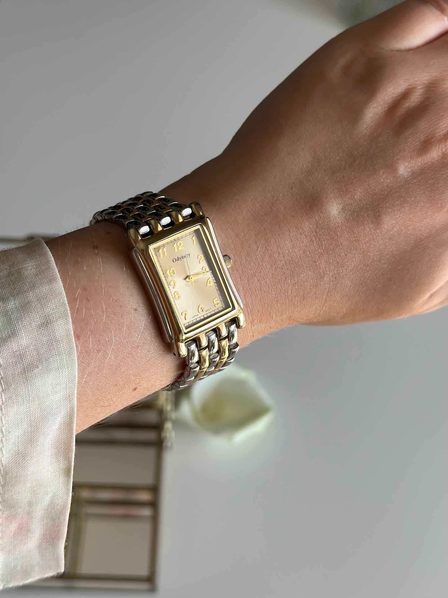 Beautiful vintage two-tone watch