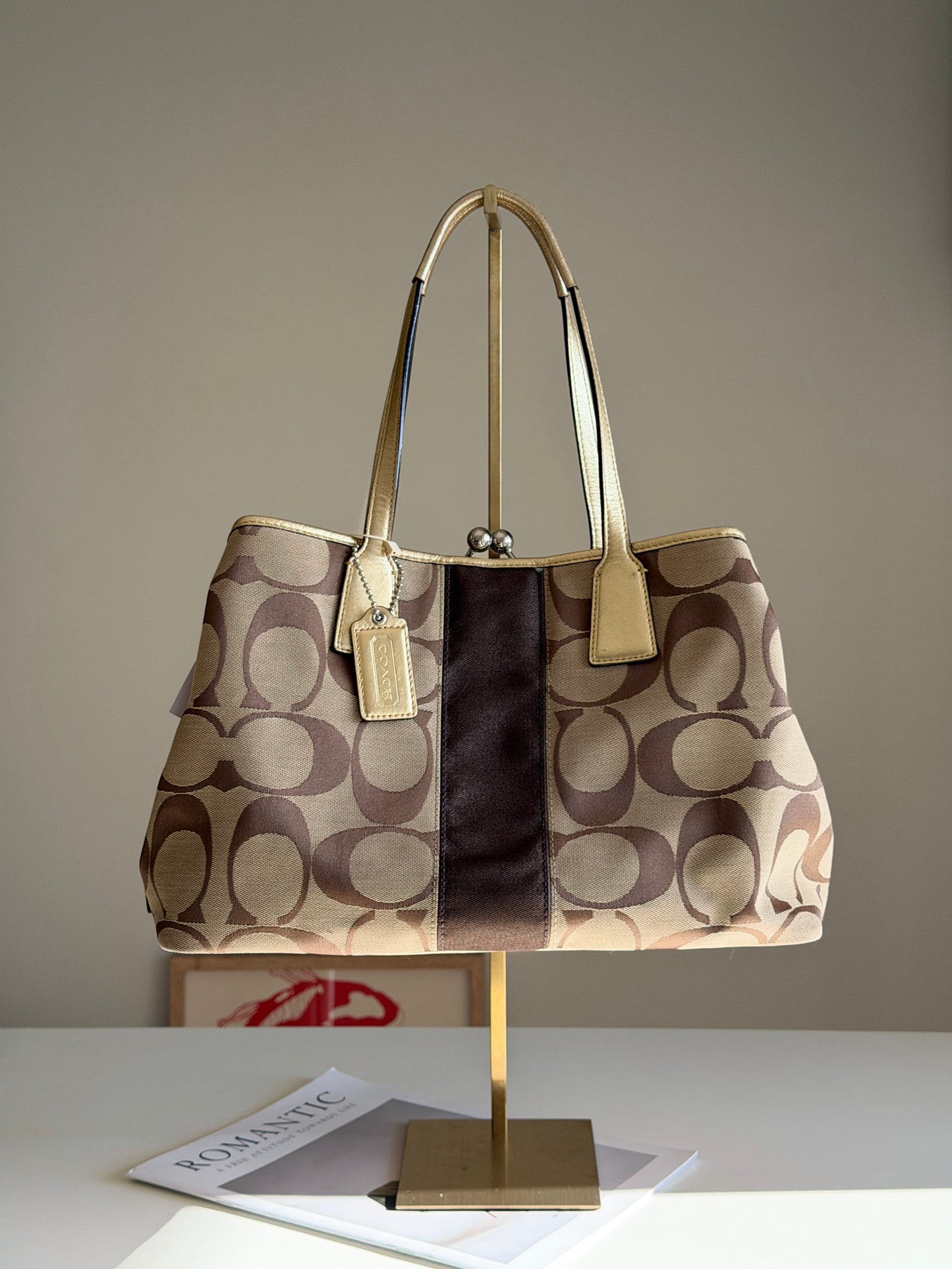 Vintage authentic Coach tote bag