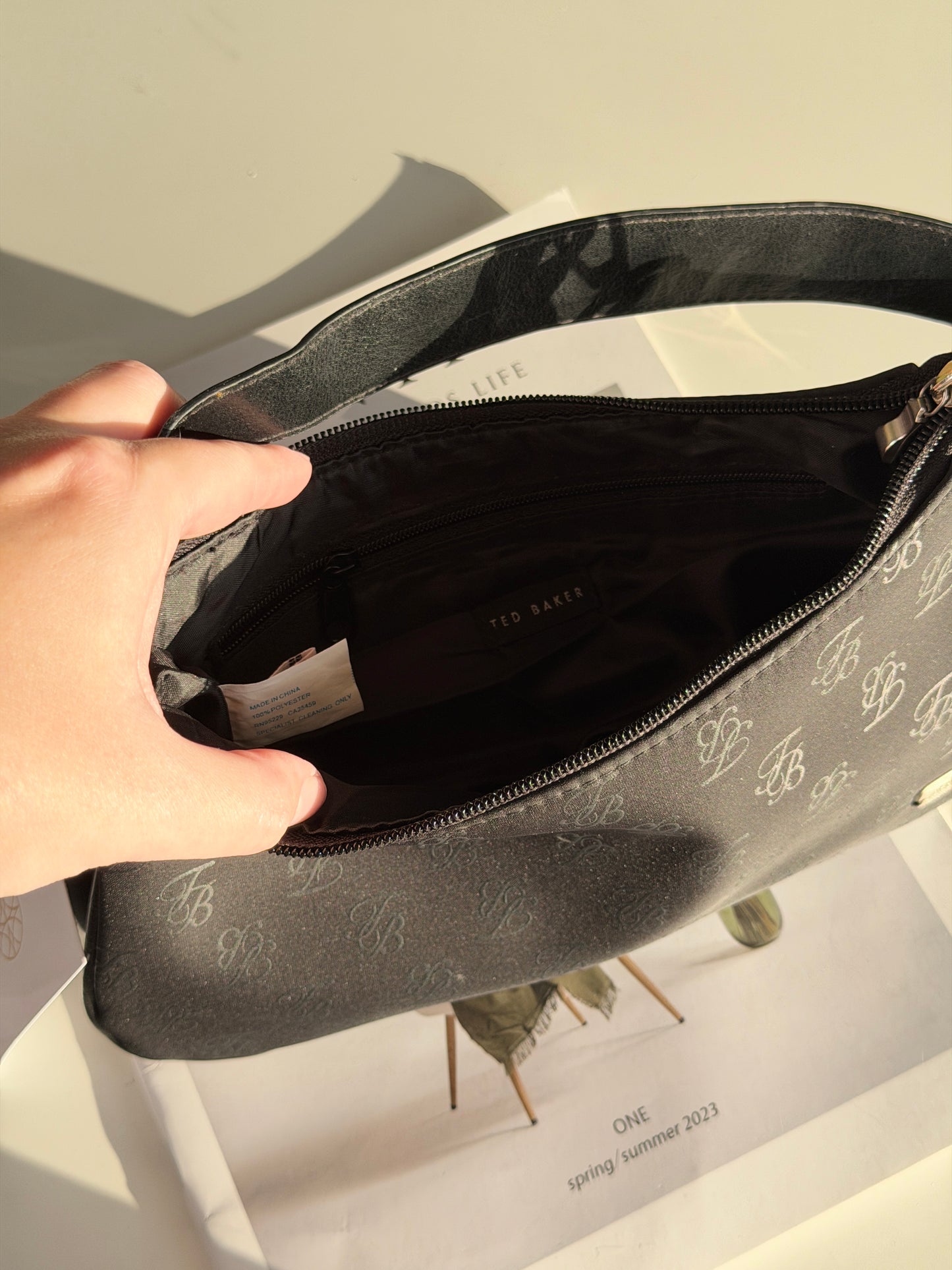 Vintage Ted Baker black bag