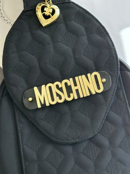 Charming vintage nylon backpack by Moschino