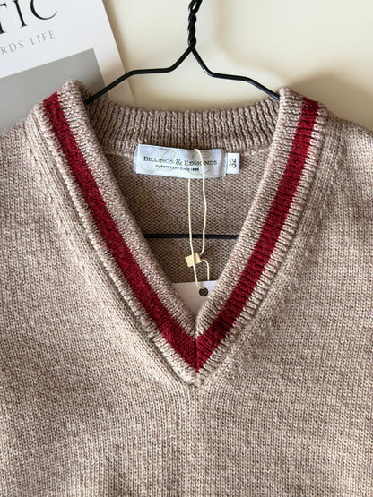 Vintage wool knit vest