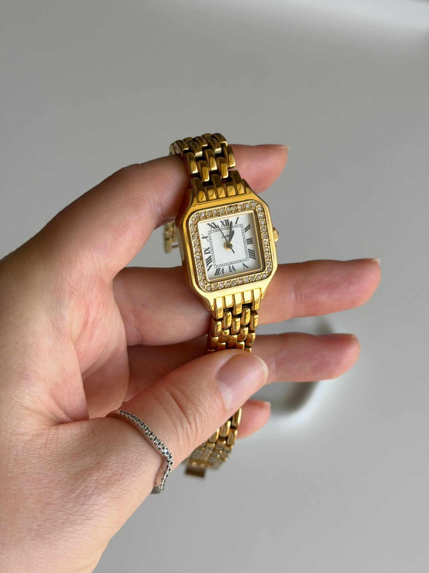 Vintage gold-tone watch Limit